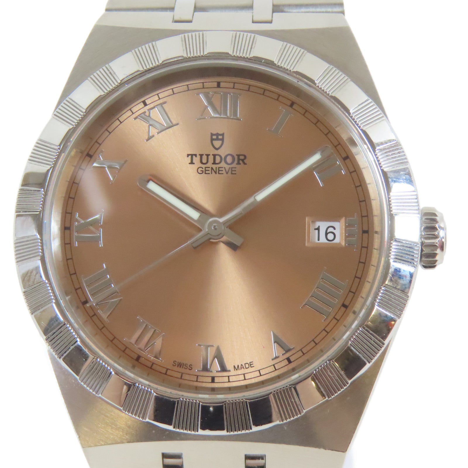 TUDOR 不鏽鋼Tudor Royal自動機芯手錶銅色#14cm