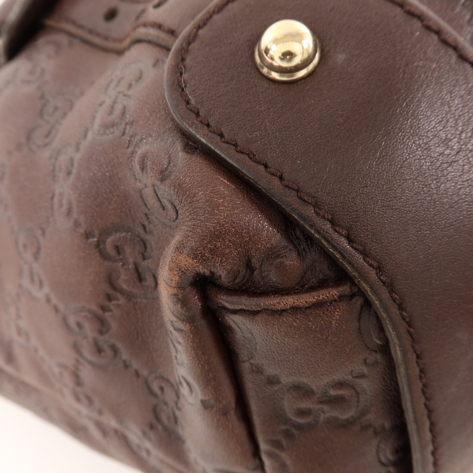 GUCCI 牛皮皮革Pelham金扣肩背袋