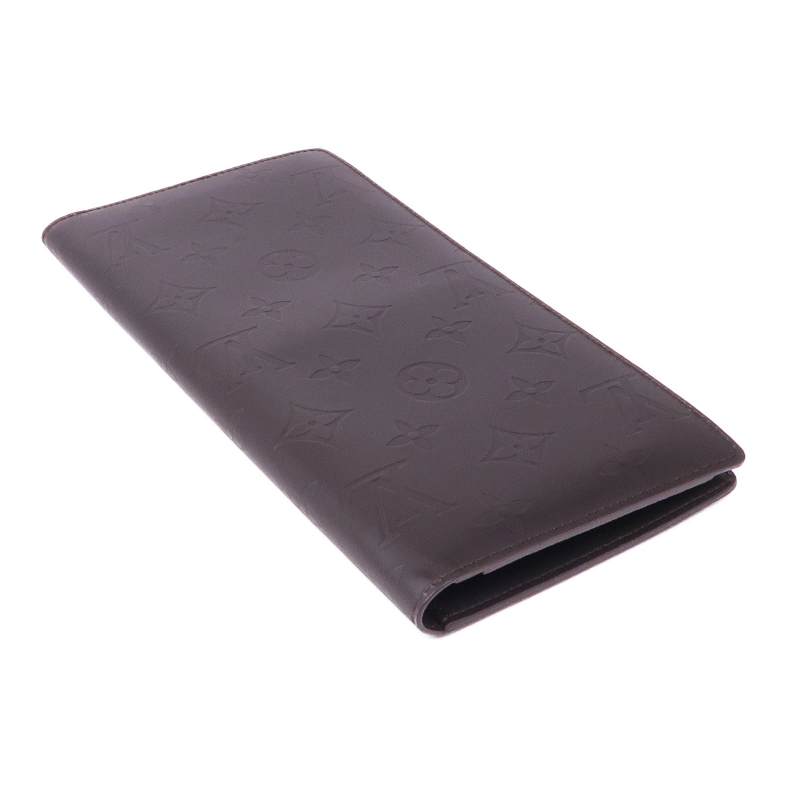 LOUIS VUITTON Monogram Glace Portefeuille Double銀扣長錢包