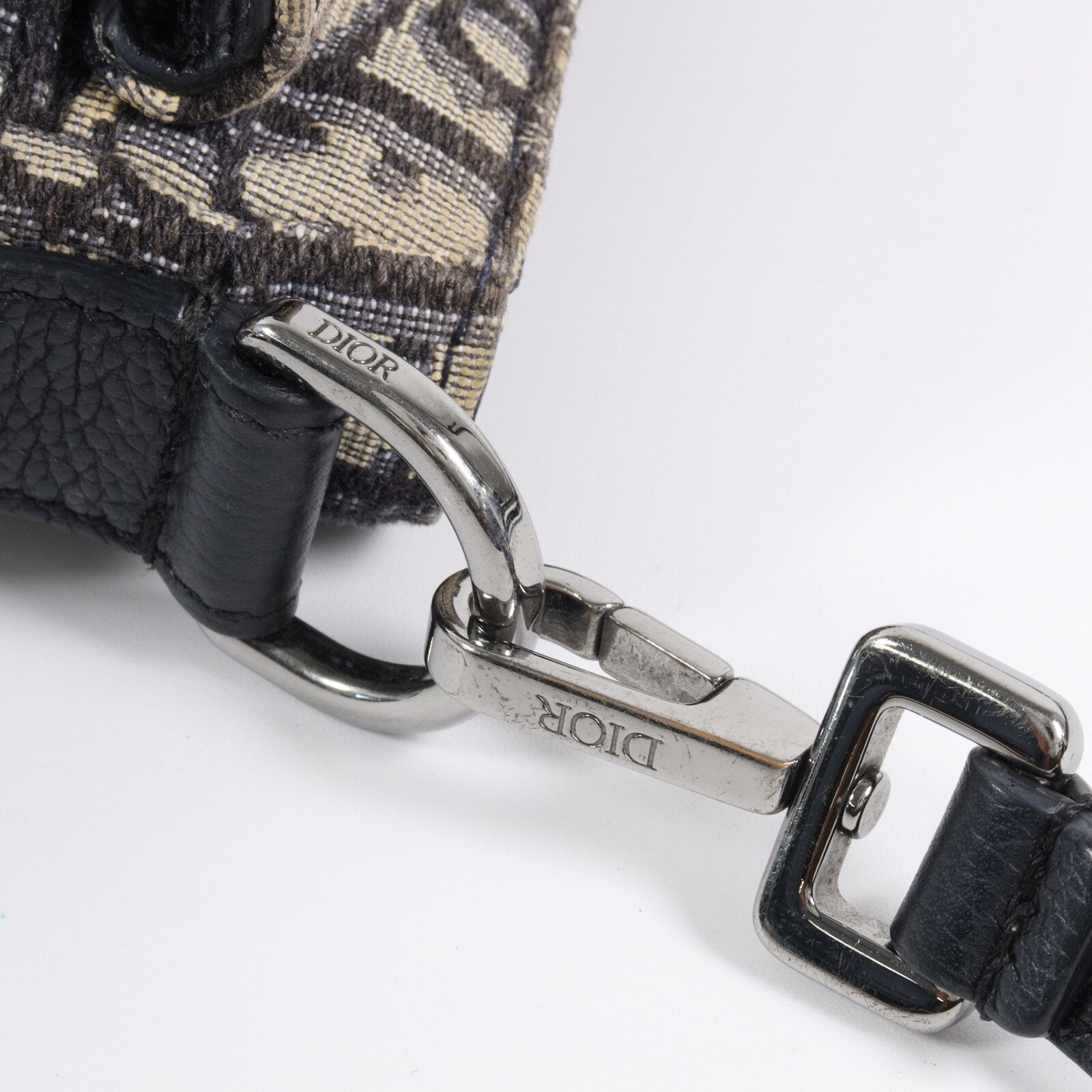 Dior 帆布Small Saddle Messenger肩背袋