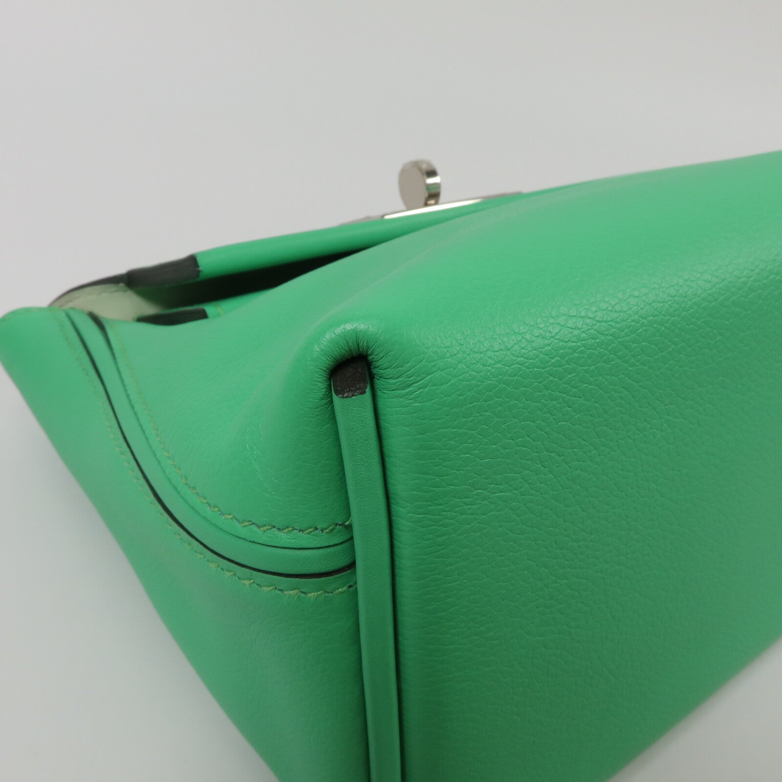 HERMES Swift/Evercolor皮革24/24 Mini手挽肩背兩用袋Vert Comics/Vert Fiz
