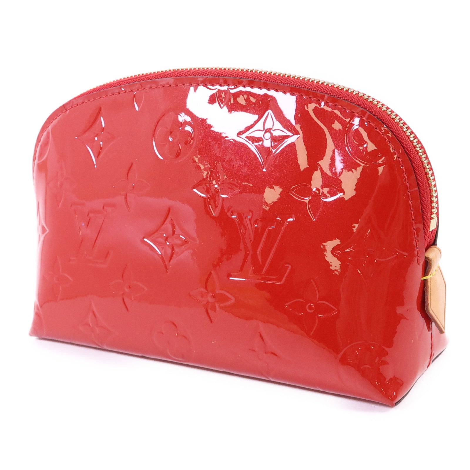 LOUIS VUITTON Monogram Vernis Pochette Cosmetic Pouch金扣手拿包