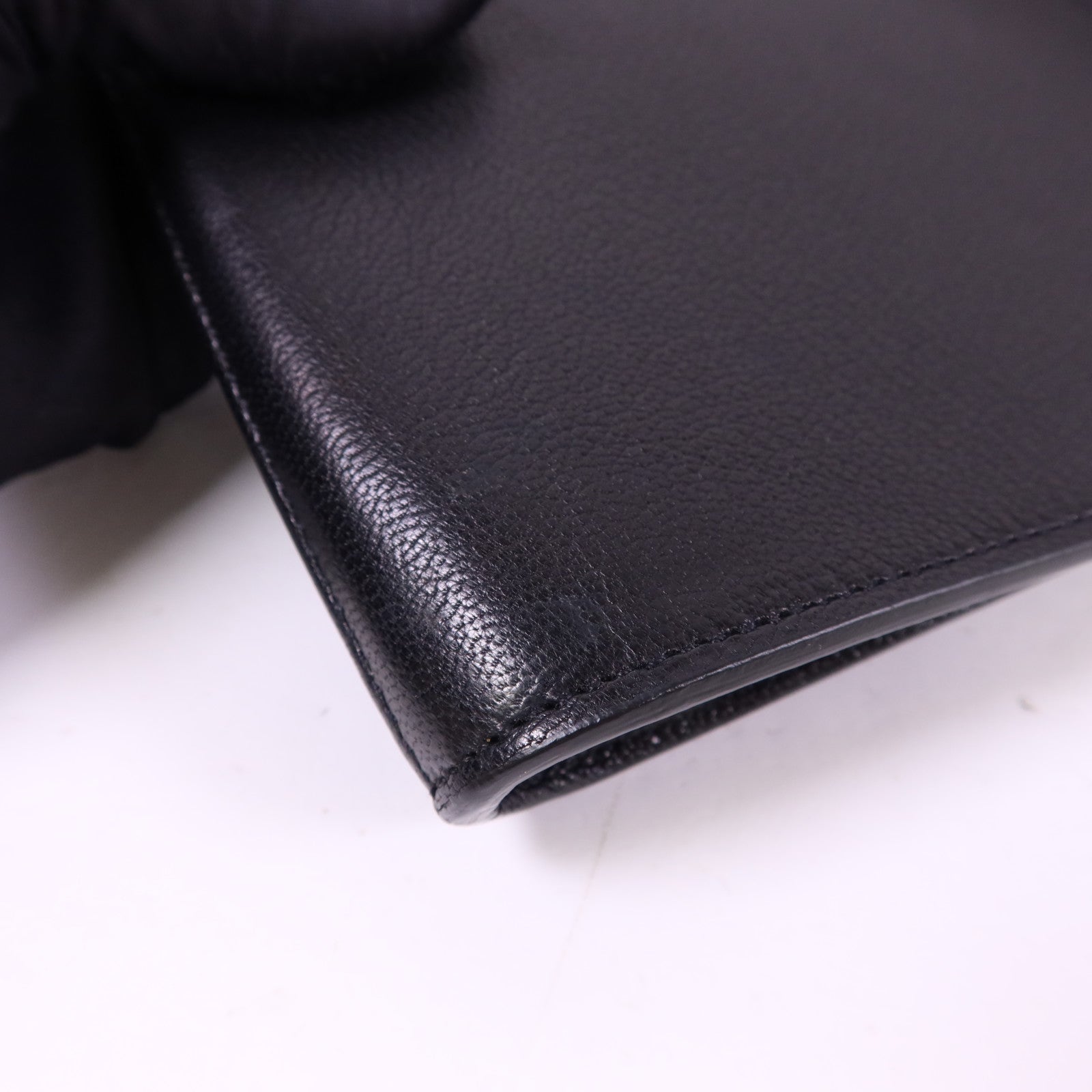 SAINT LAURENT 牛皮皮革Clutch Bag金扣手拿包