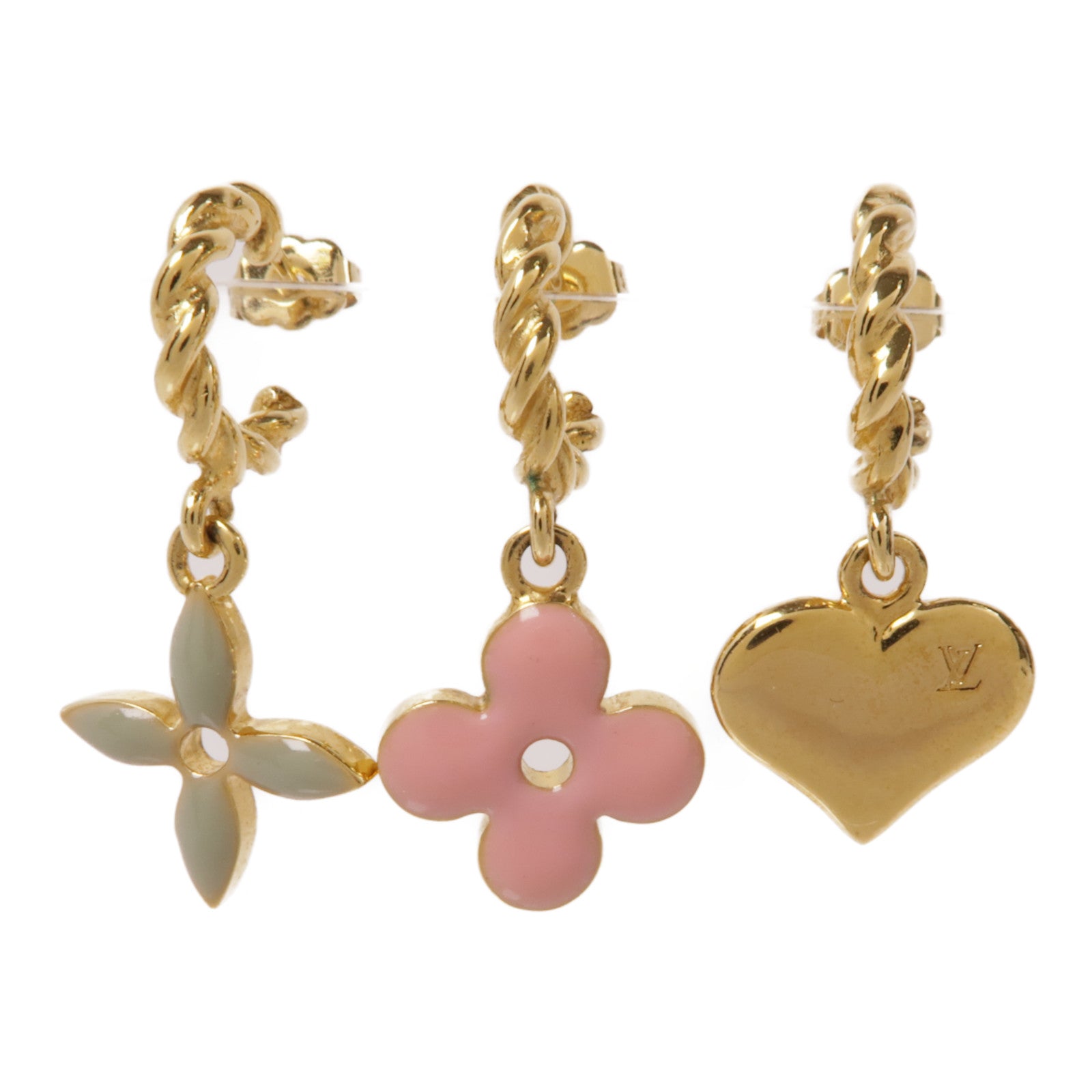 LOUIS VUITTON 金屬 Boucle D'oreille Sweet耳環