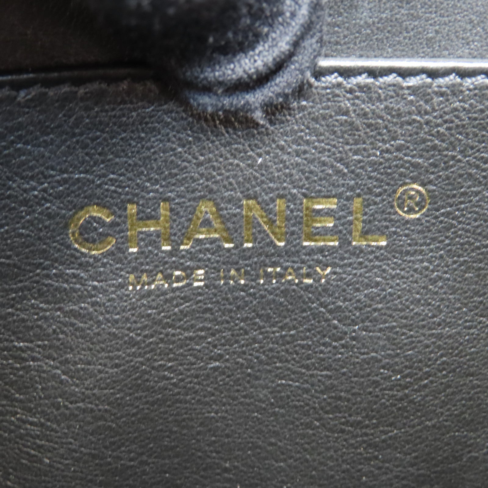 CHANEL 菱格Caviar皮革Vanity Case金扣手挽肩背兩用袋黑色