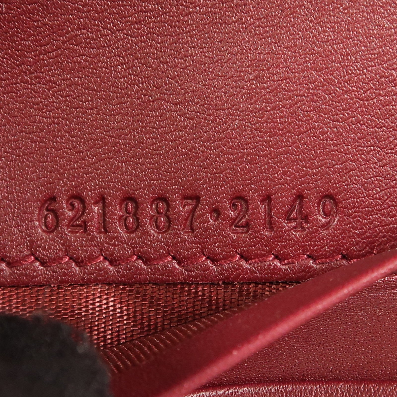 GUCCI 塗層帆布Horsebit 1955金扣錢包