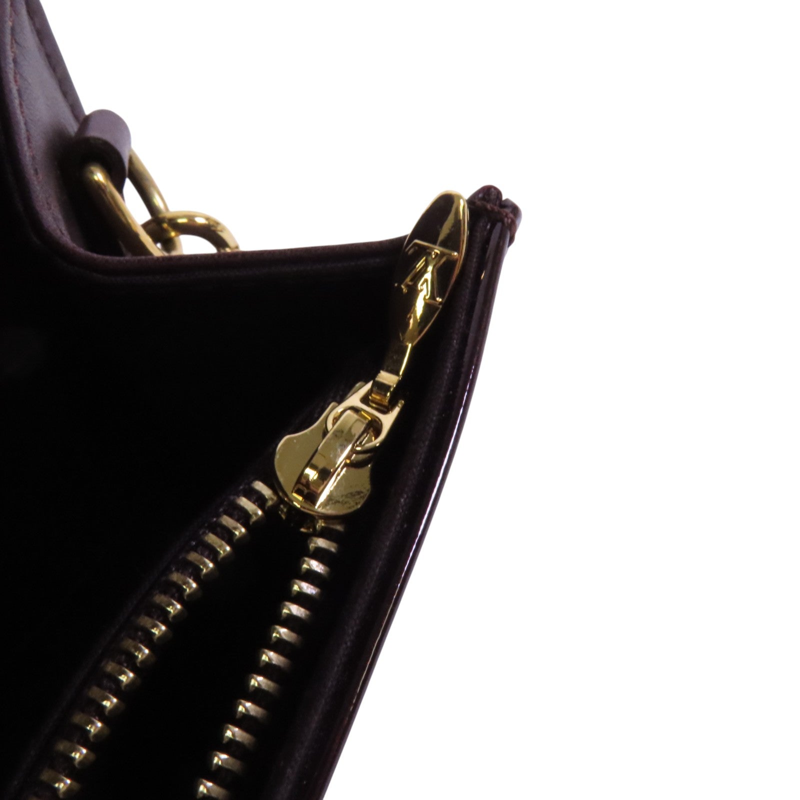 LOUIS VUITTON Monogram Vernis Sunset Boulevard金扣肩背袋