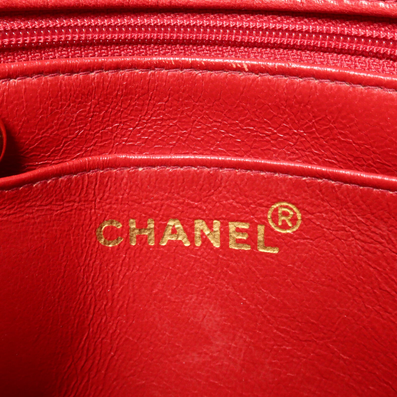 CHANEL 羊皮皮革Vintage Quilted CC Flap Shoulder Bag肩背袋