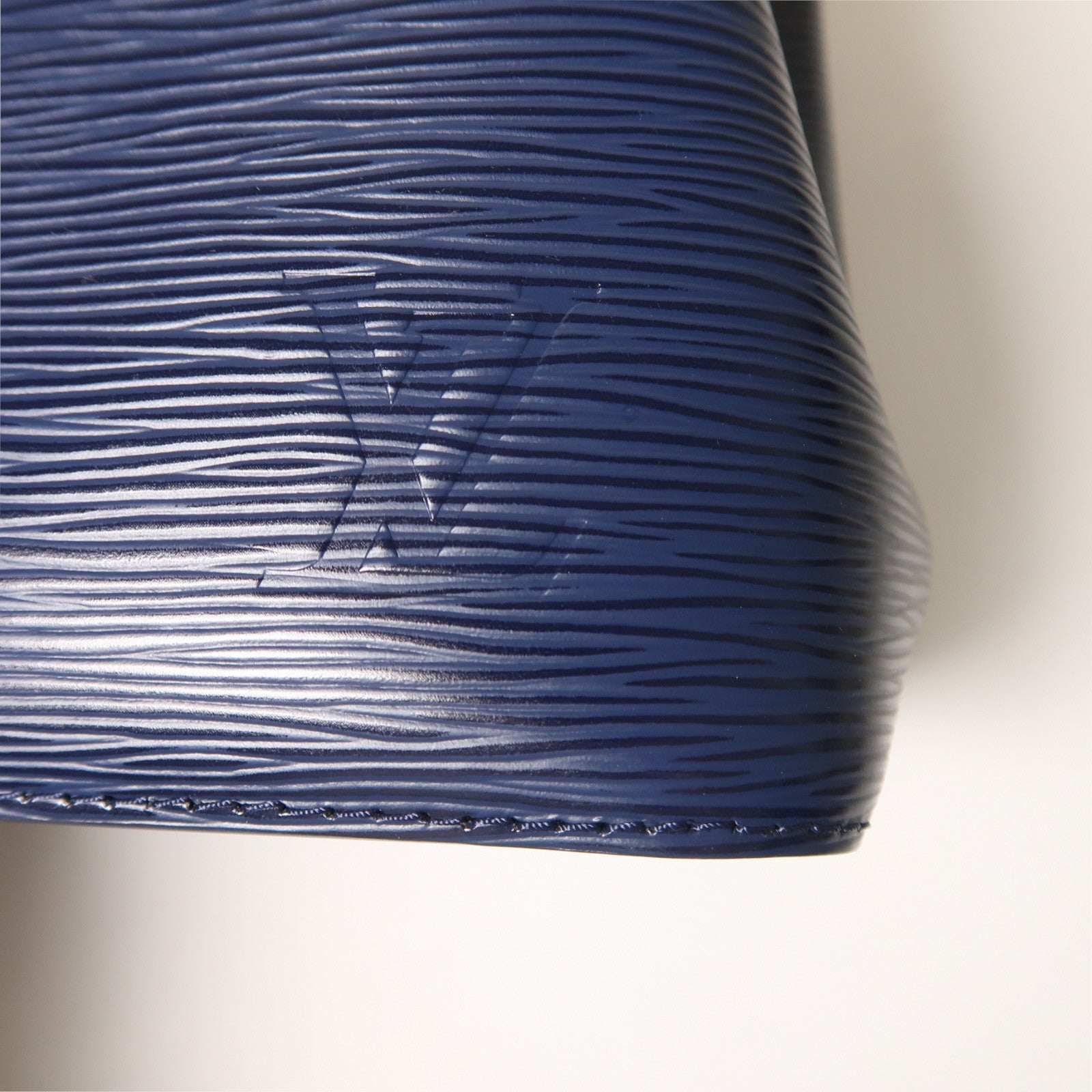 LOUIS VUITTON Epi NeoNoe BB銀扣手挽肩背兩用袋藍色/黃色