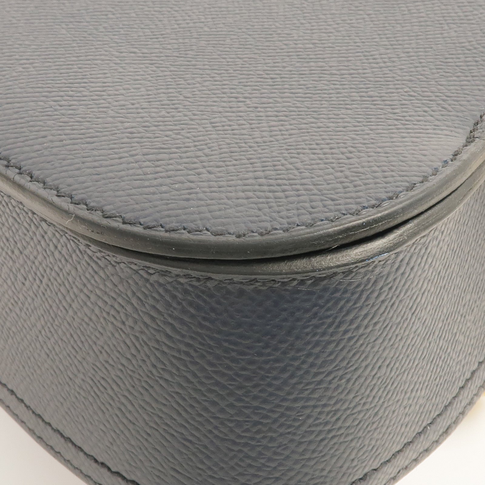 HERMES Epsom皮革Della Cavalleria金扣肩背袋Bleu Indigo