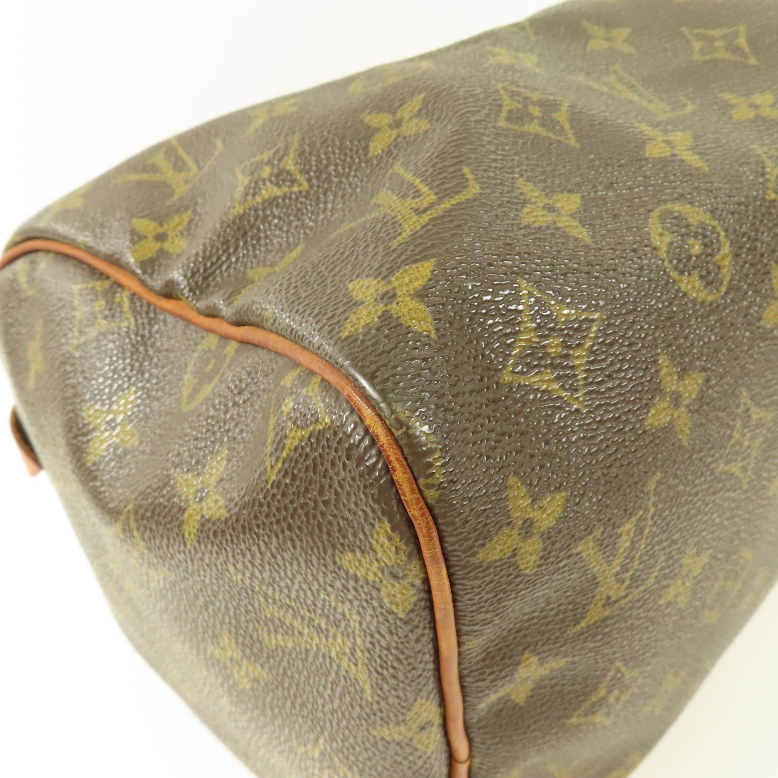 LOUIS VUITTON LV GHW Speedy 30 Handbag Boston Bag M41526 Monogram Brown