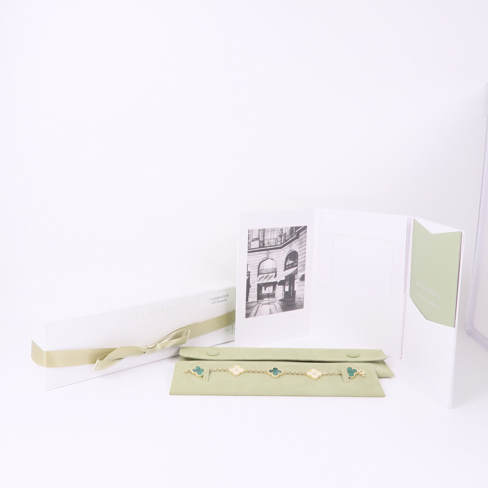 Van Cleef & Arpels 【激減優惠】18K黃金Vintage Alhambra Bracelet鑽石手鏈