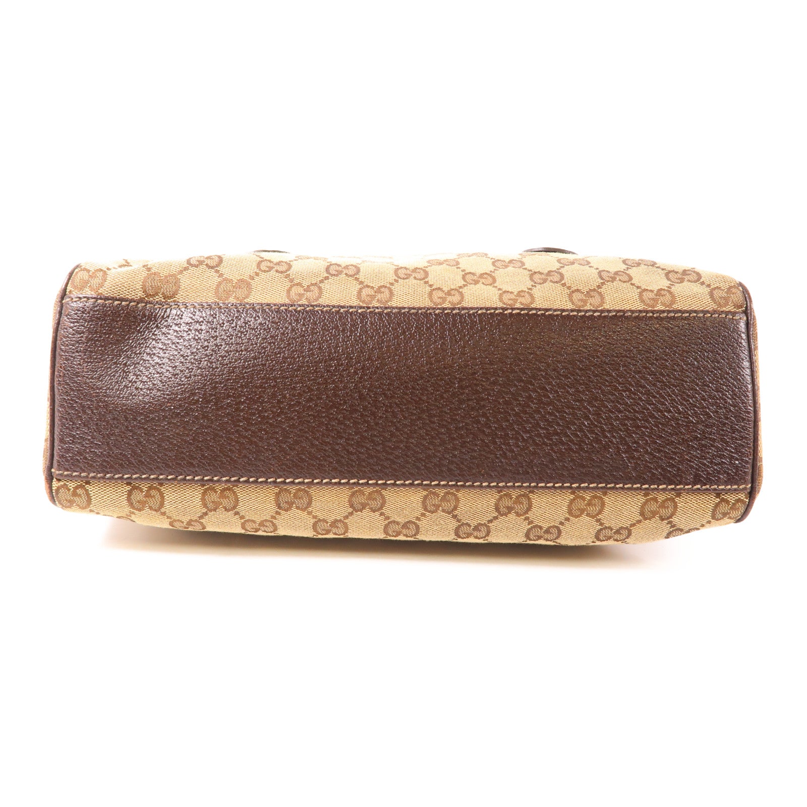 GUCCI 帆布/皮革Shoulder Bag金扣肩背袋