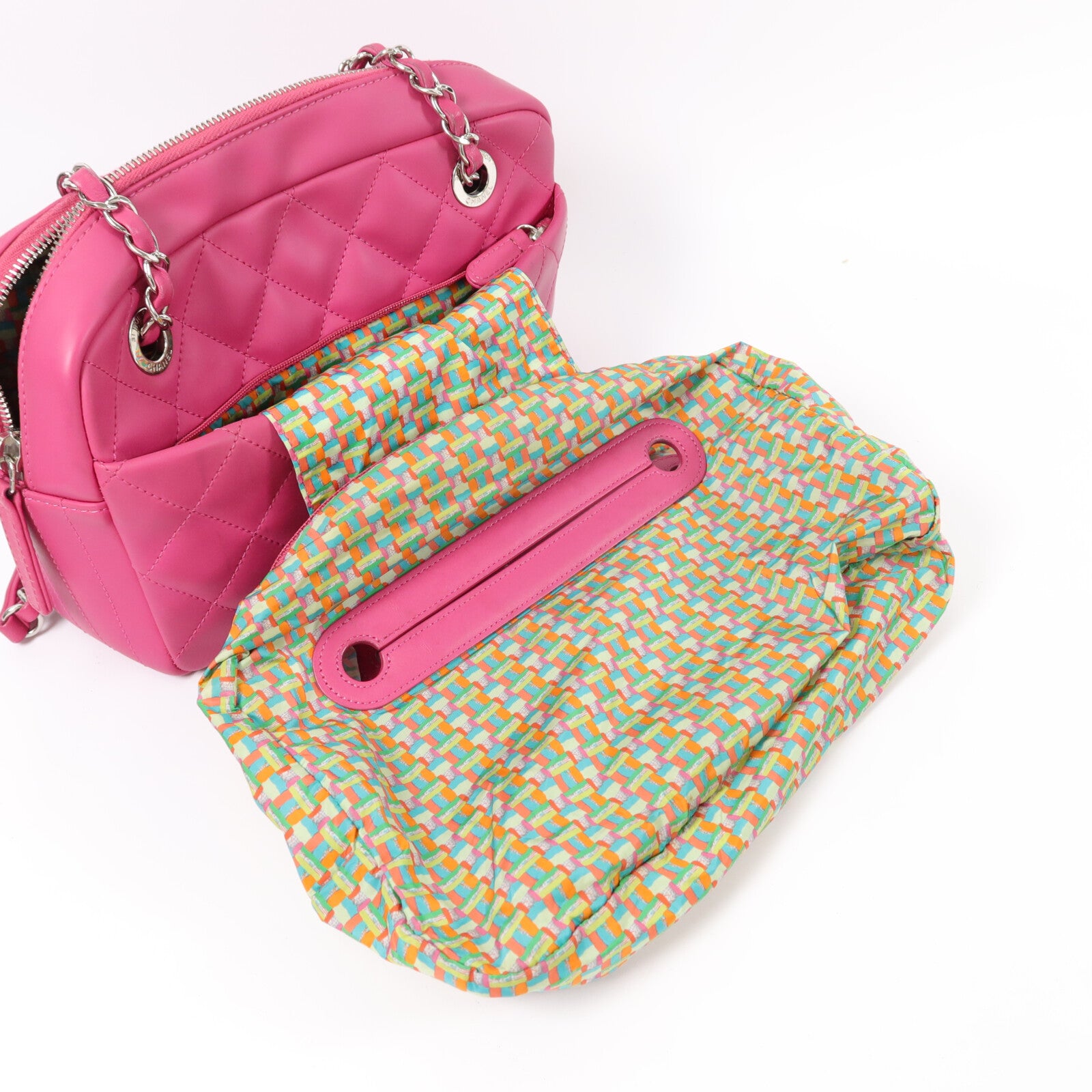 CHANEL Rubber Coco Rain Camera Bag鏈帶肩背袋