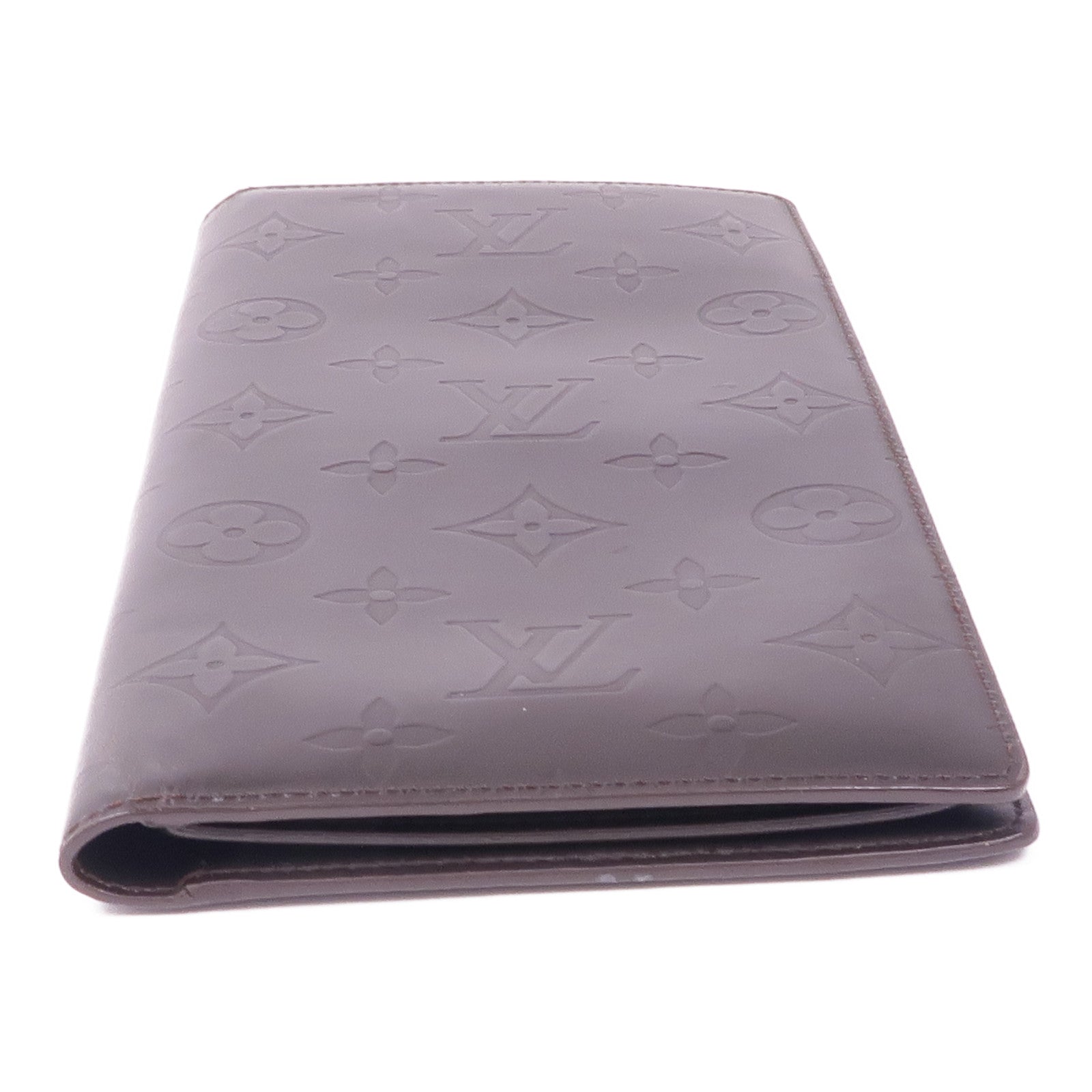 LOUIS VUITTON Monogram Glace Portefeuille Double銀扣長錢包