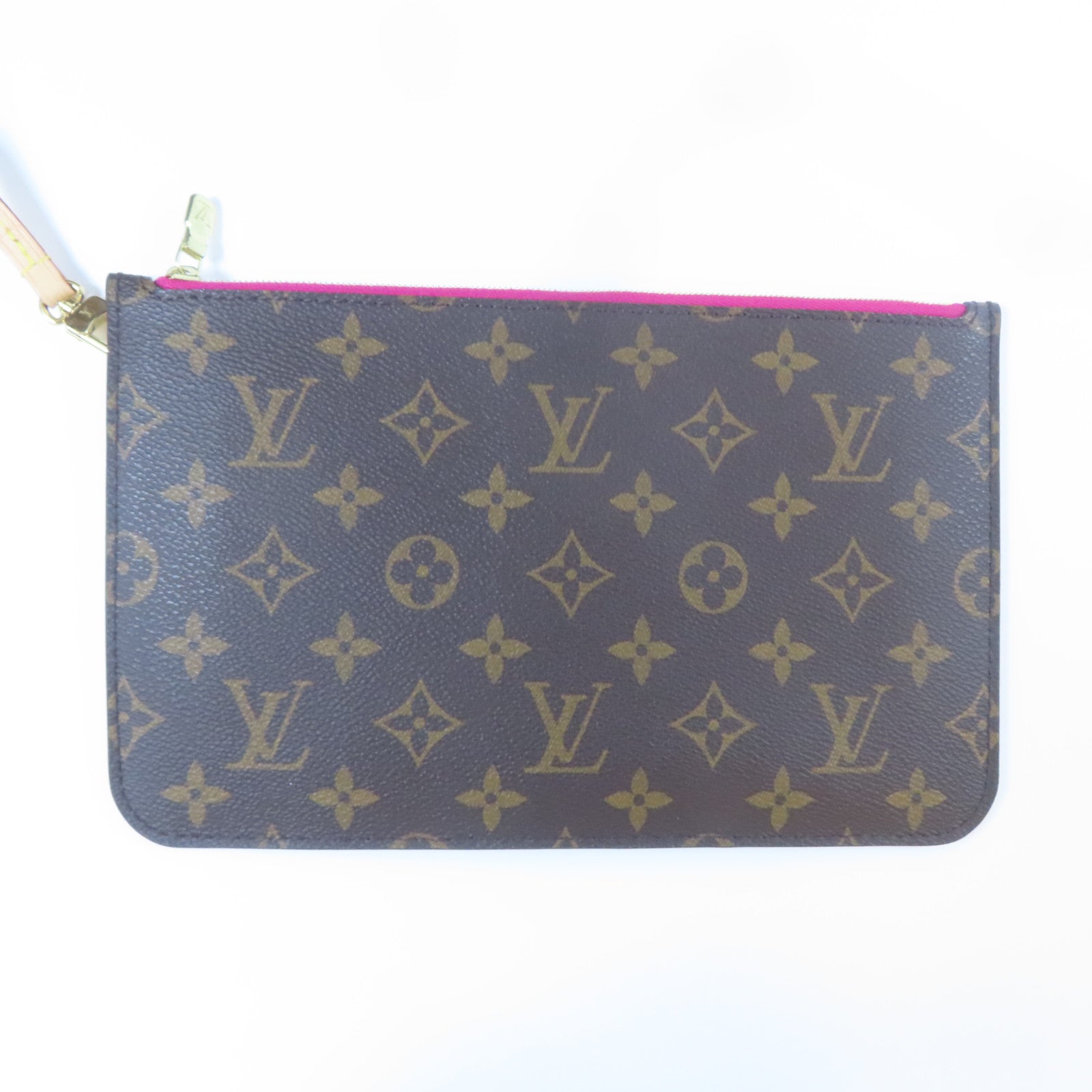 LOUIS VUITTON Monogram Neverfull GM金扣肩背袋啡色