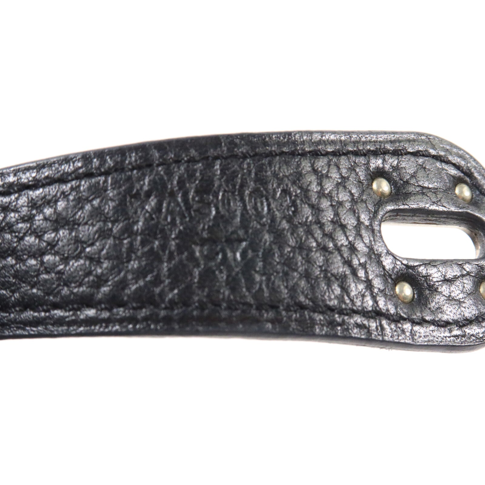 HERMES Clemence皮革Lindy 30手挽肩背兩用袋Noir