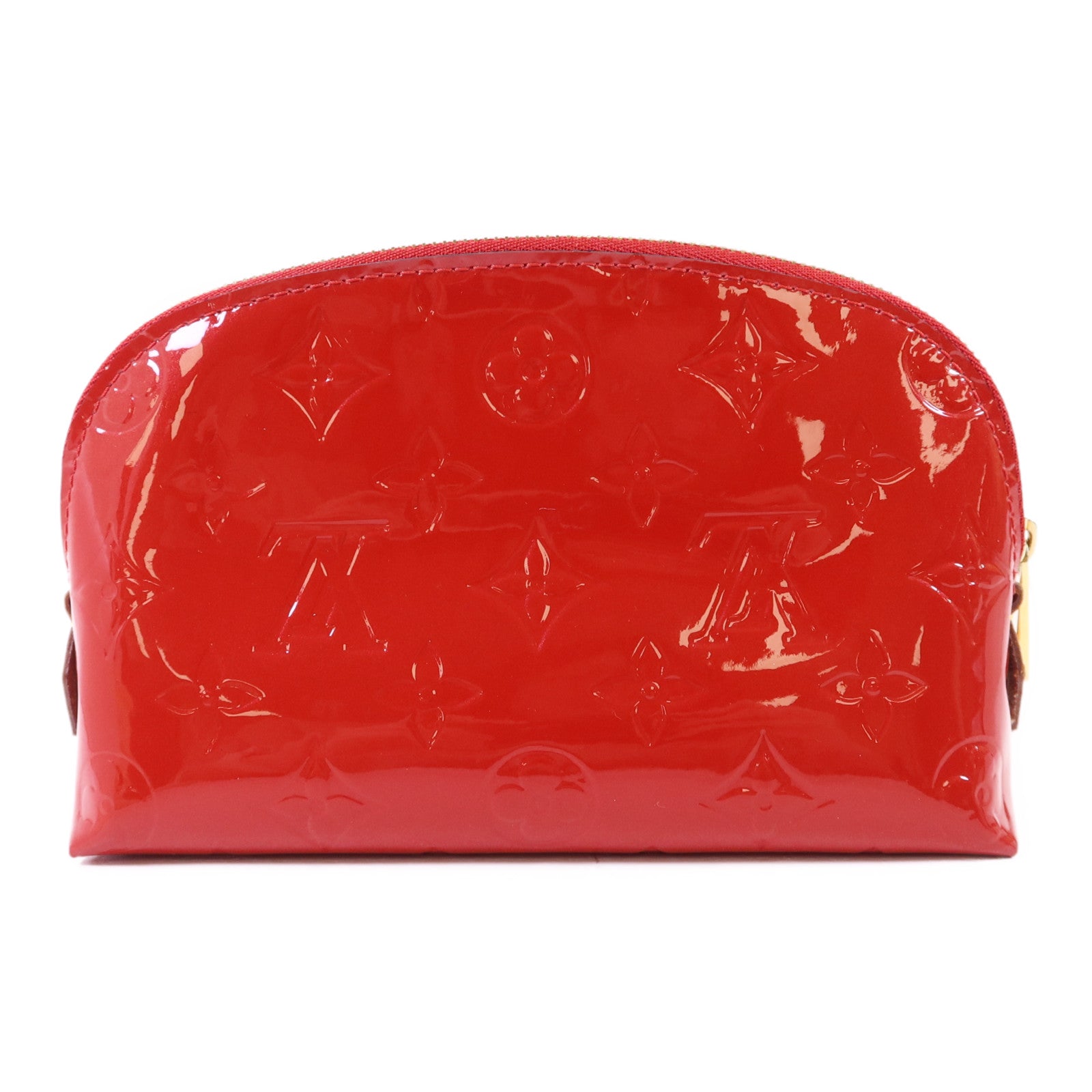 LOUIS VUITTON Monogram Vernis Pochette Cosmetic Pouch金扣手拿包