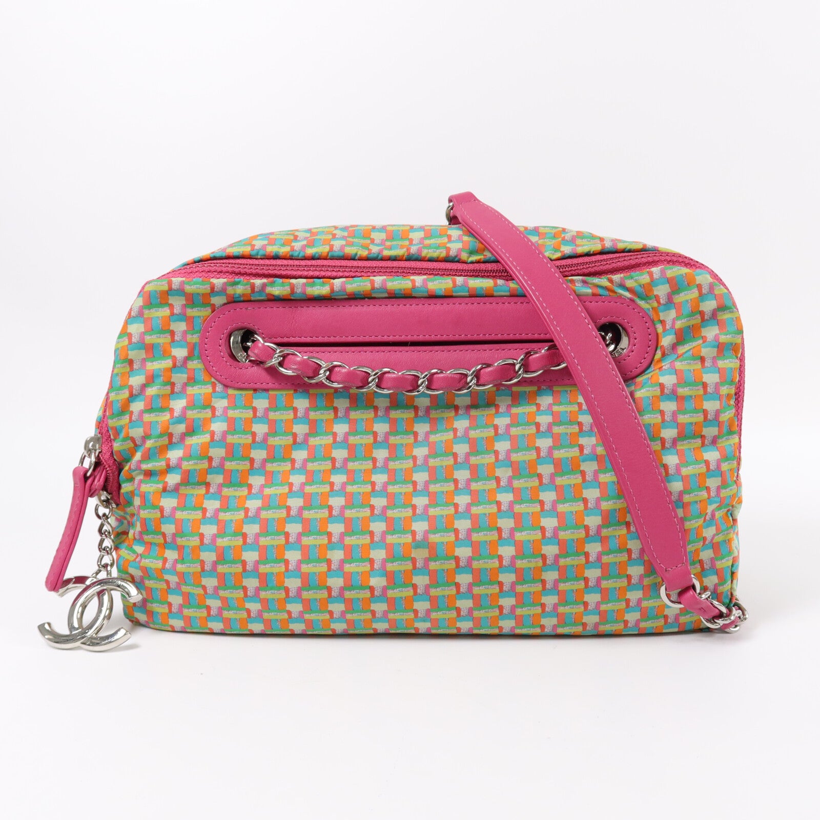 CHANEL Rubber Coco Rain Camera Bag鏈帶肩背袋