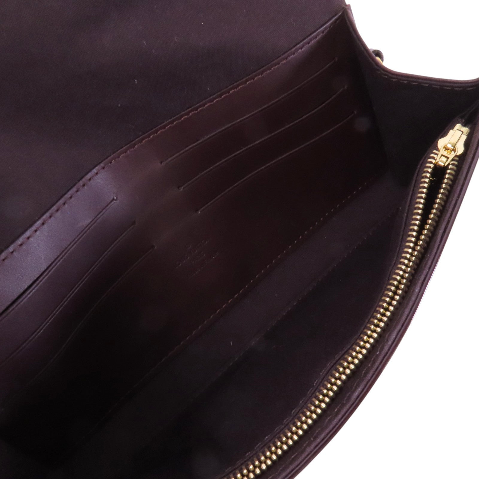 LOUIS VUITTON Monogram Vernis Sunset Boulevard金扣肩背袋