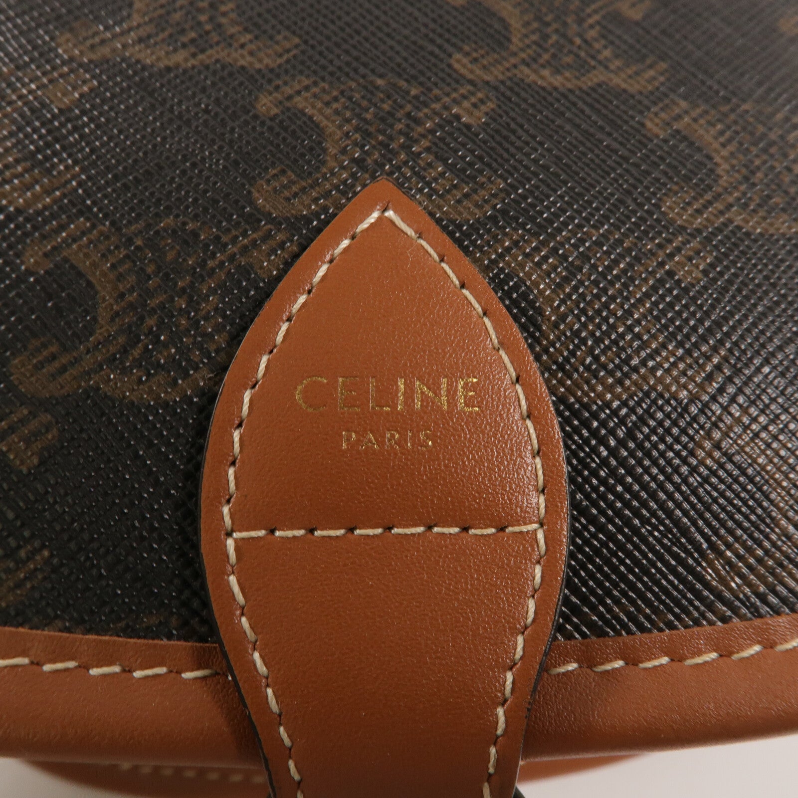 CELINE 塗層帆布Folco肩背袋