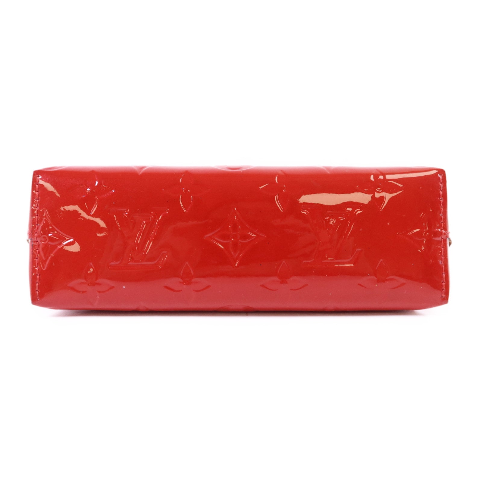 LOUIS VUITTON Monogram Vernis Pochette Cosmetic Pouch金扣手拿包