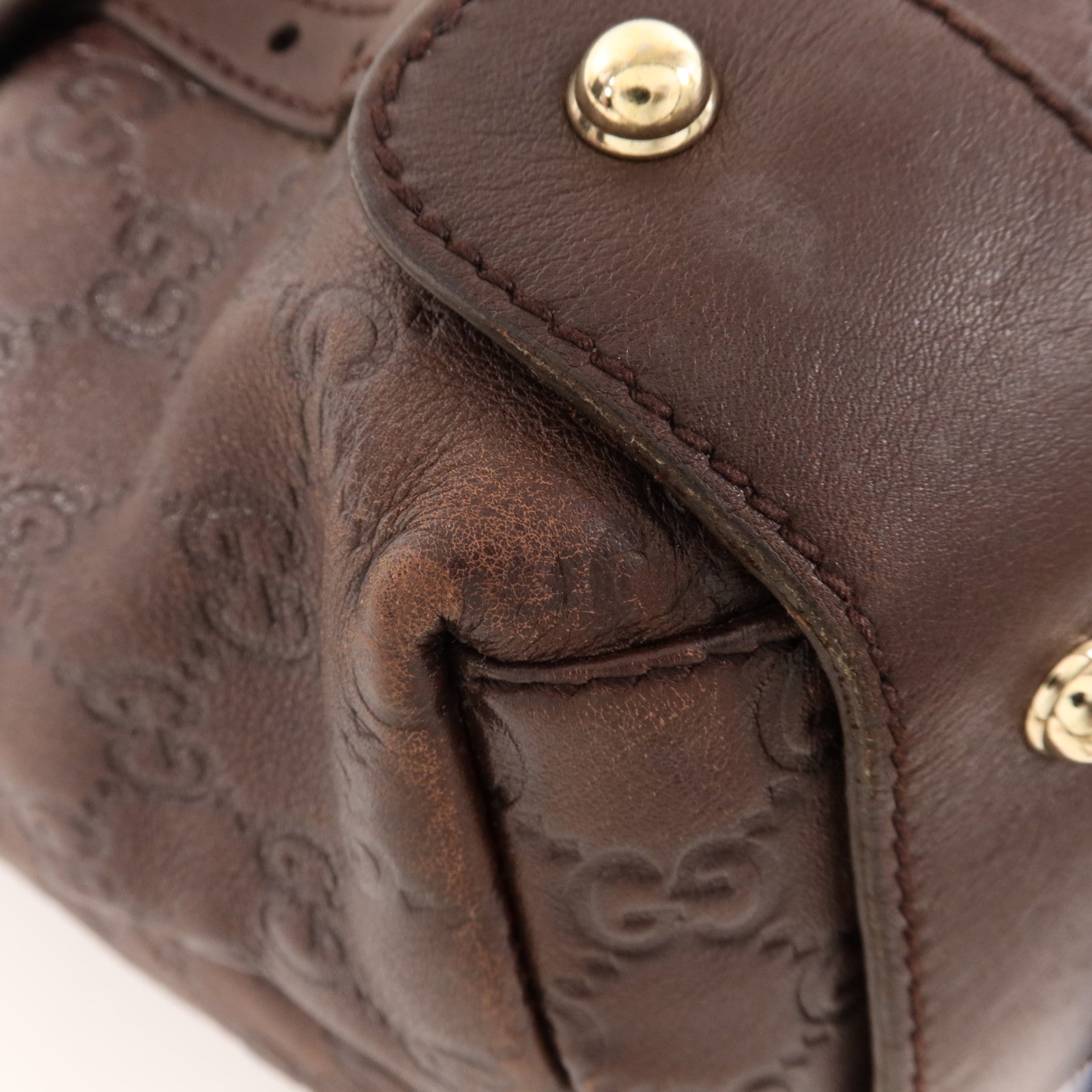 GUCCI 牛皮皮革Pelham金扣肩背袋