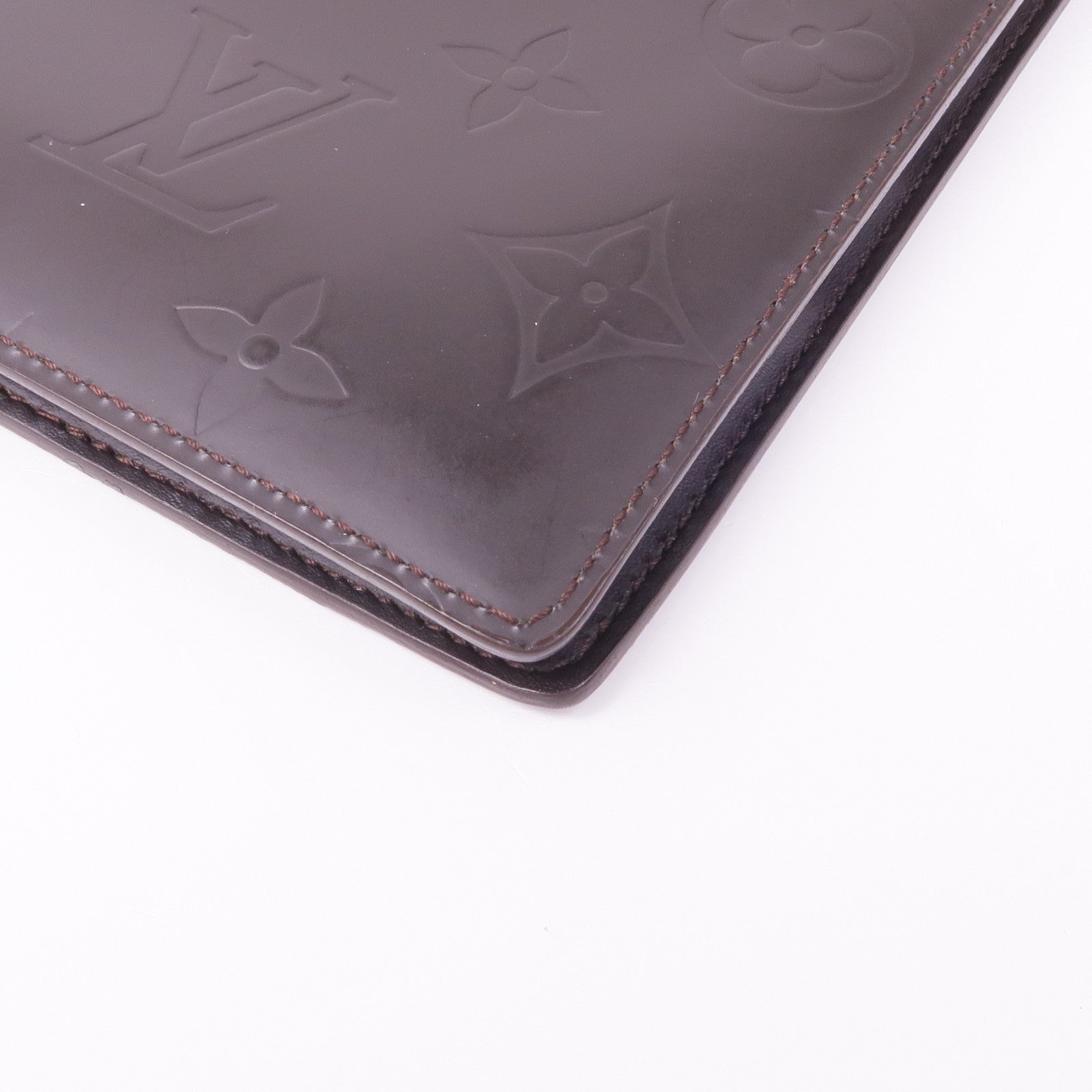 LOUIS VUITTON 【激減優惠】Monogram Glace Portefeuille Double銀扣長錢包
