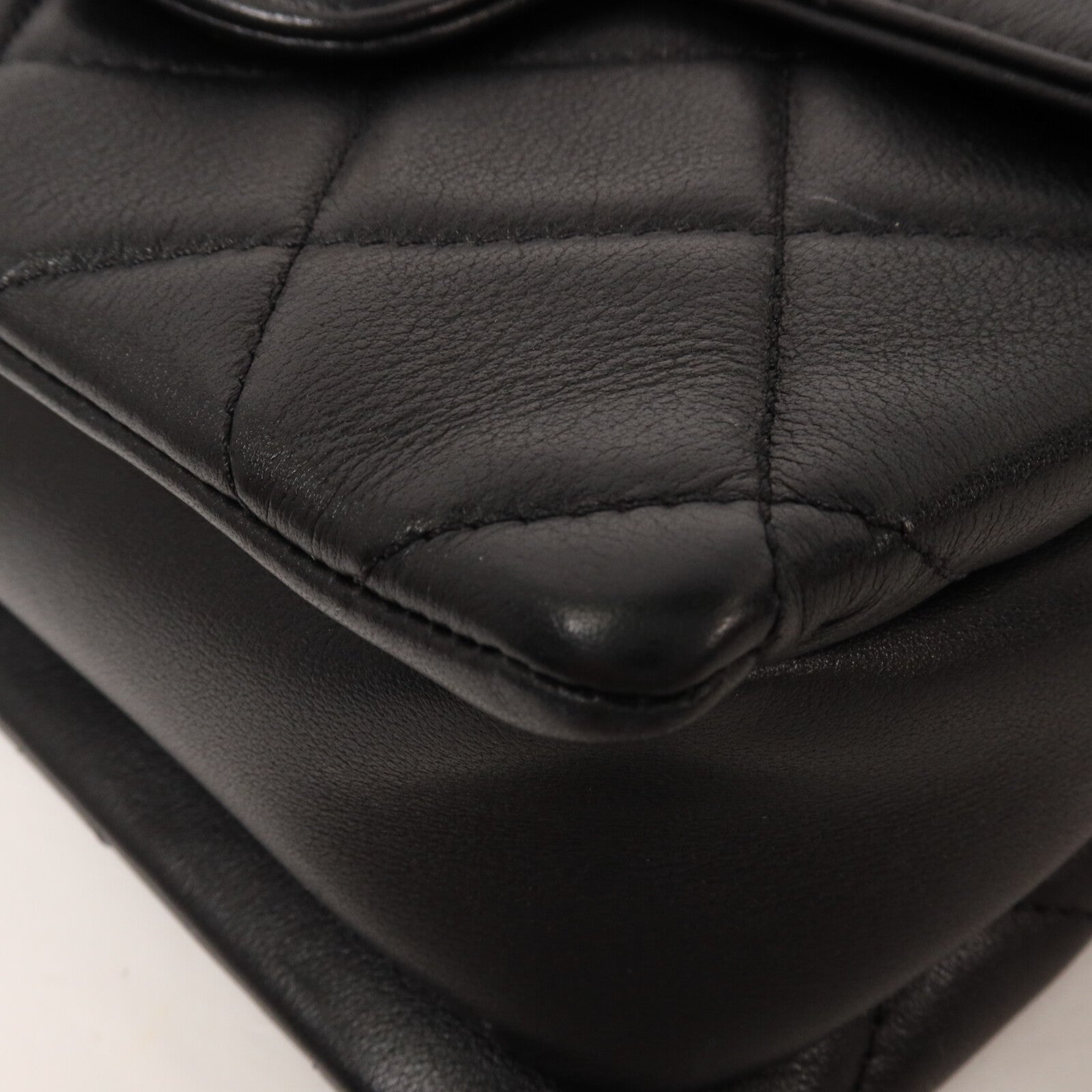 CHANEL 羊皮皮革Flap Bag鏈帶肩背袋