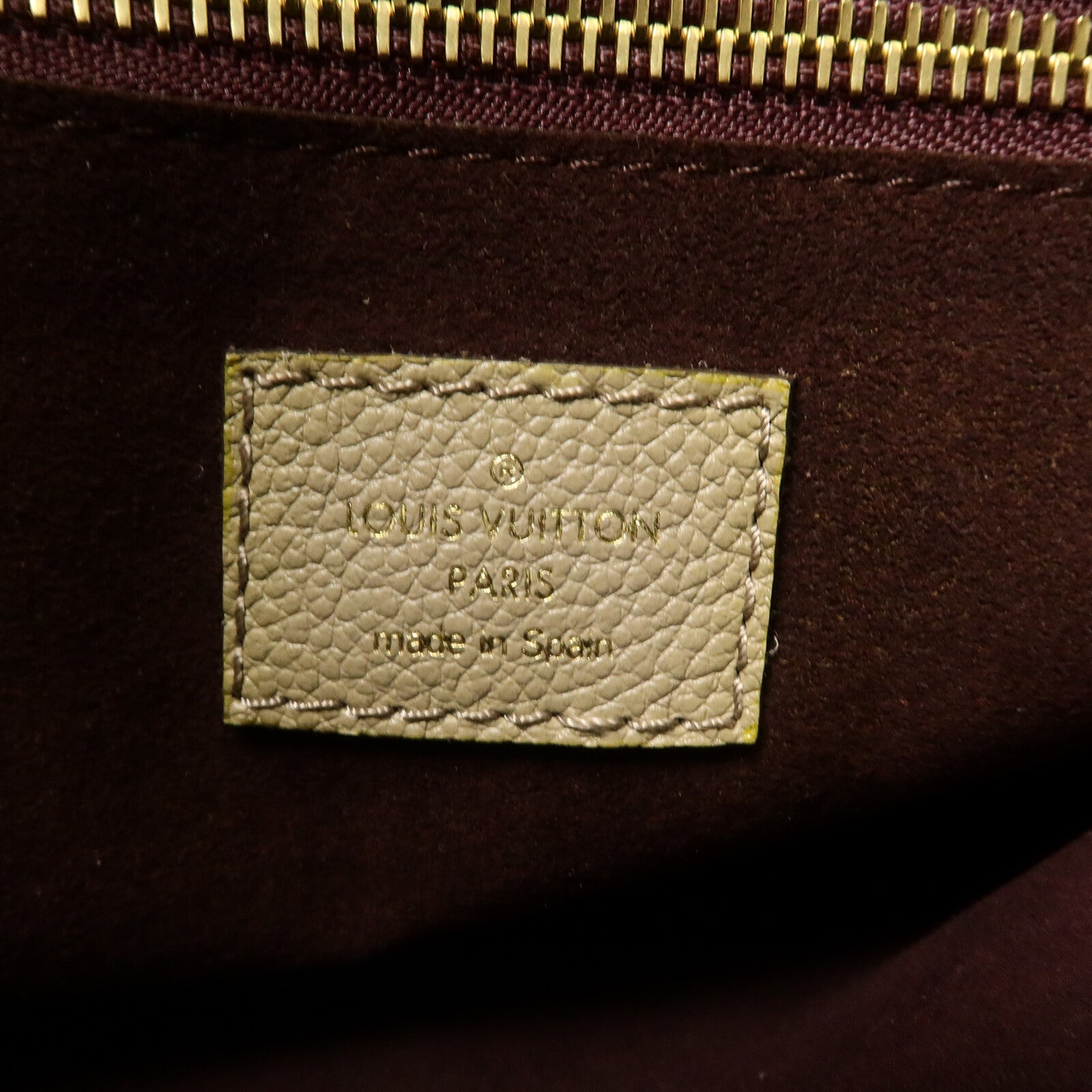 LOUIS VUITTON Monogram Empreinte Neverfull MM肩背袋