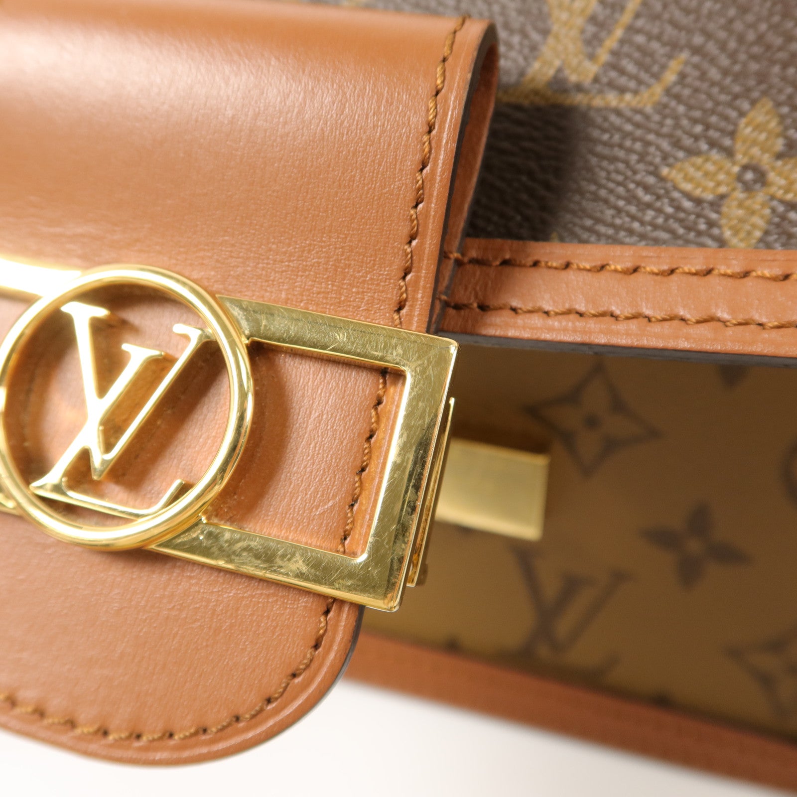 LOUIS VUITTON Monogram Reverse Mini Dauphine肩背袋