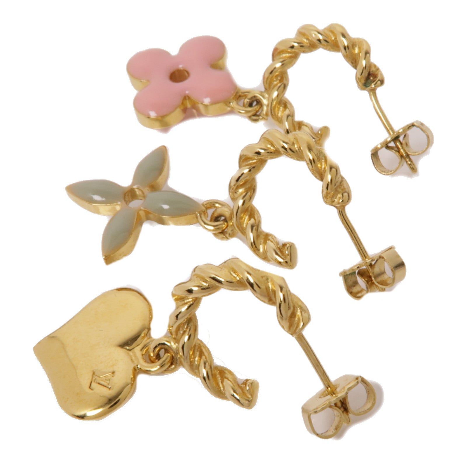 LOUIS VUITTON 金屬 Boucle D'oreille Sweet耳環