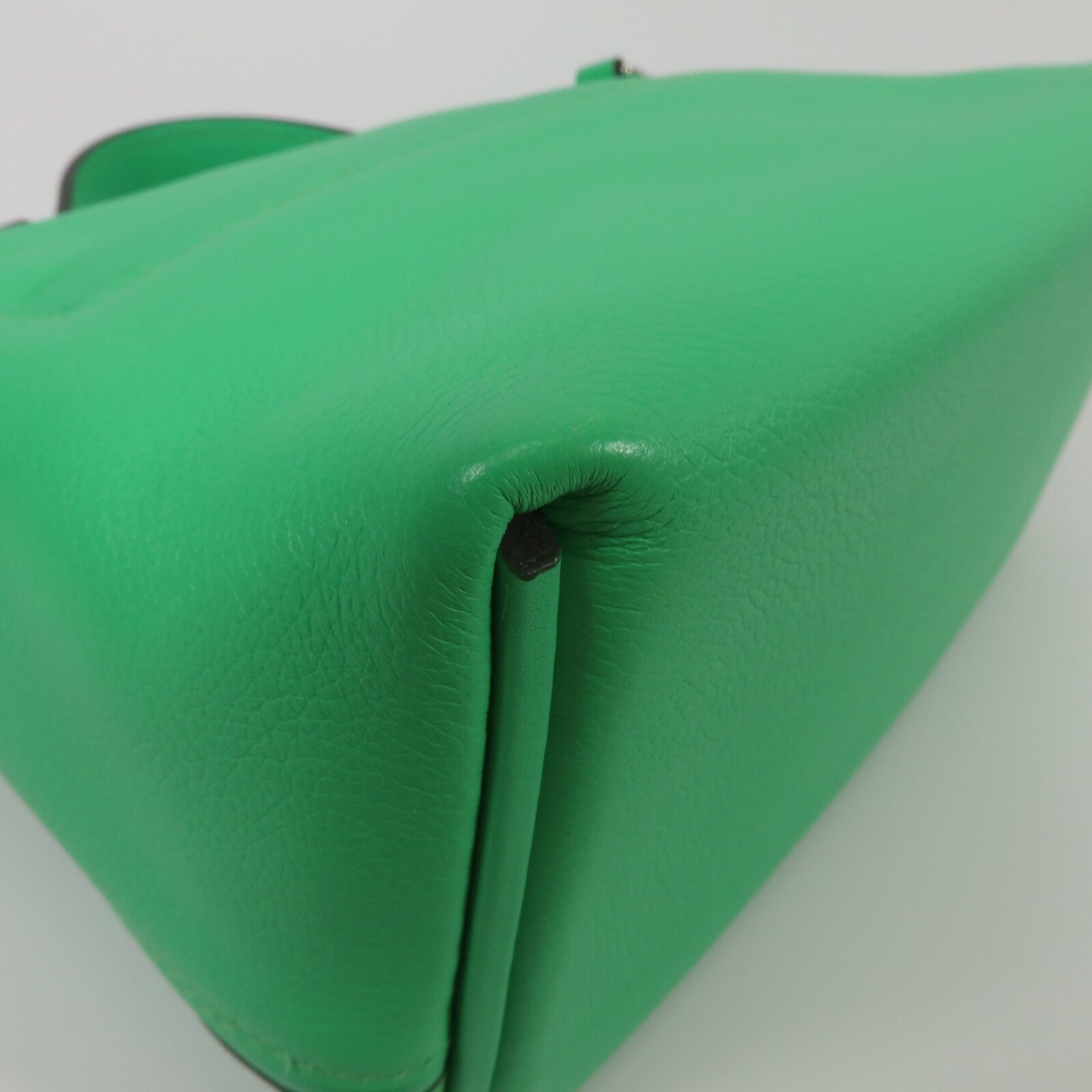 HERMES Swift/Evercolor皮革24/24 Mini手挽肩背兩用袋Vert Comics/Vert Fiz