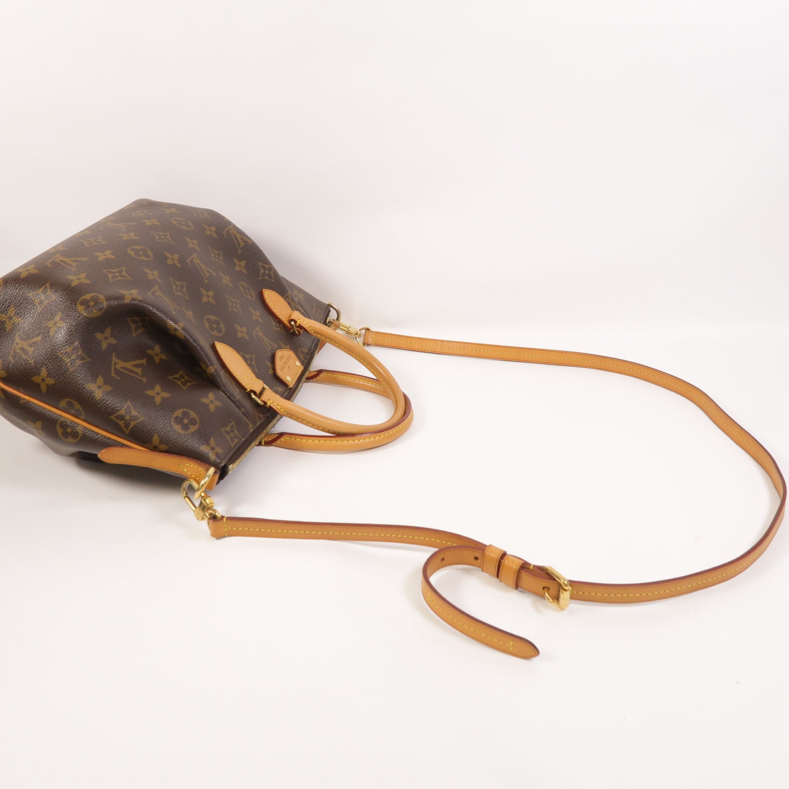 LOUIS VUITTON Monogram Turenne PM金扣手挽肩背兩用袋