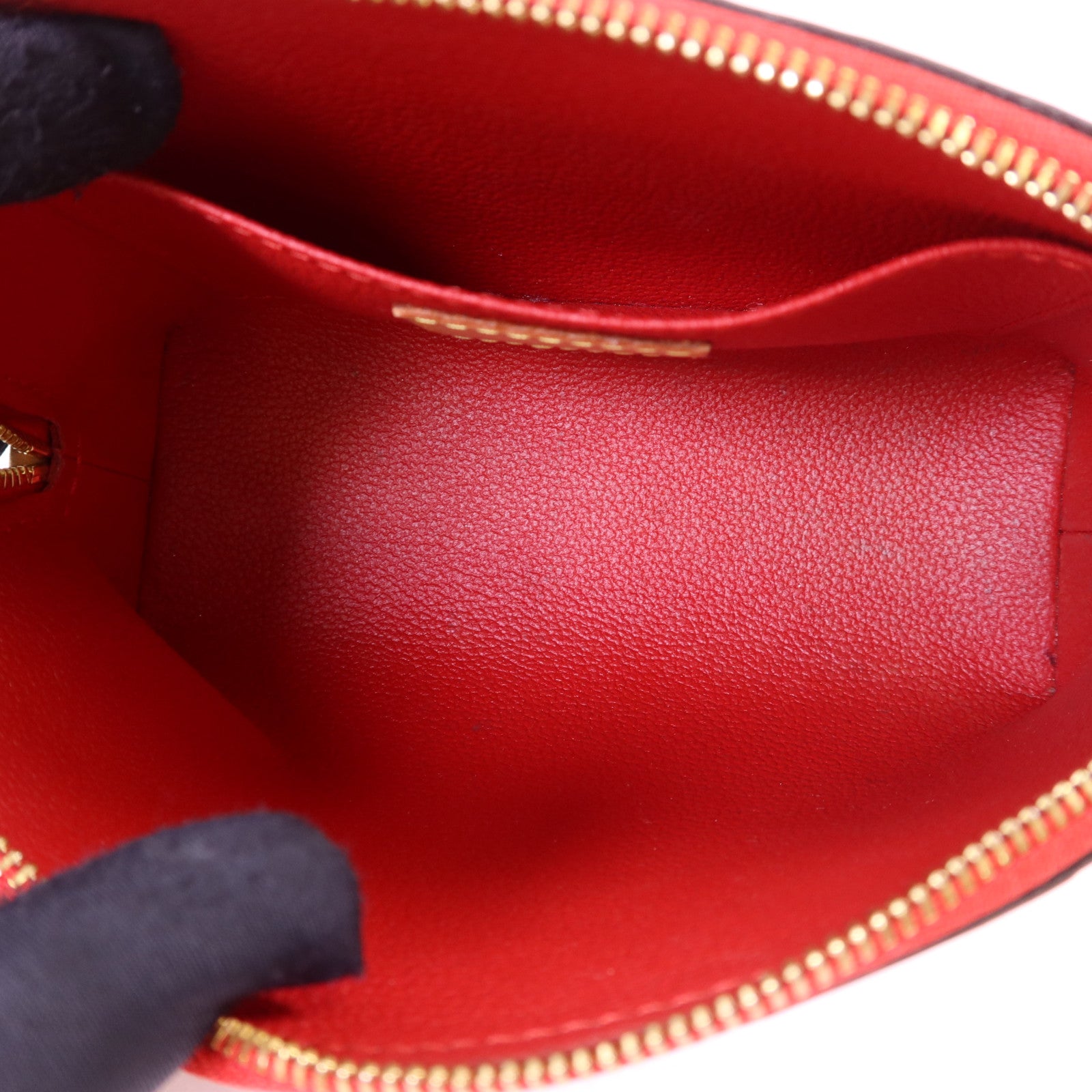 LOUIS VUITTON Monogram Vernis Pochette Cosmetic Pouch金扣手拿包