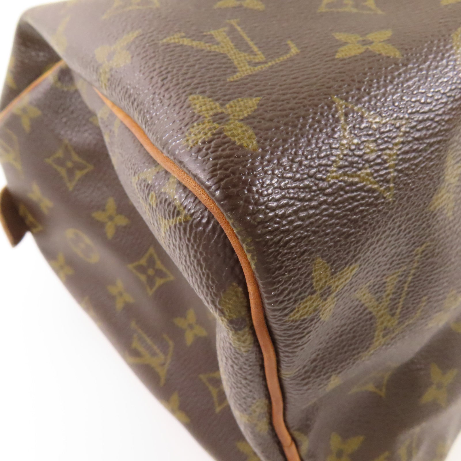 LOUIS VUITTON LV GHW Speedy 30 Handbag Boston Bag M41526 Monogram Brown