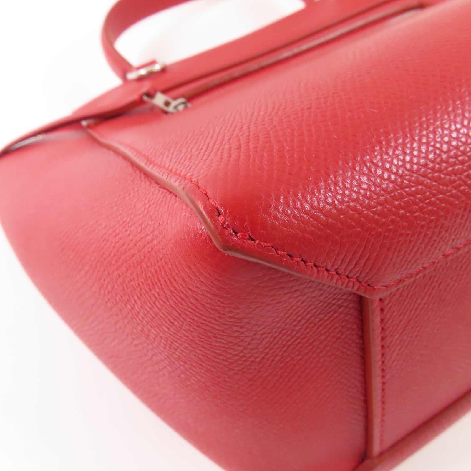 CELINE 牛皮皮革Micro Belt Bag銀扣手挽肩背兩用袋