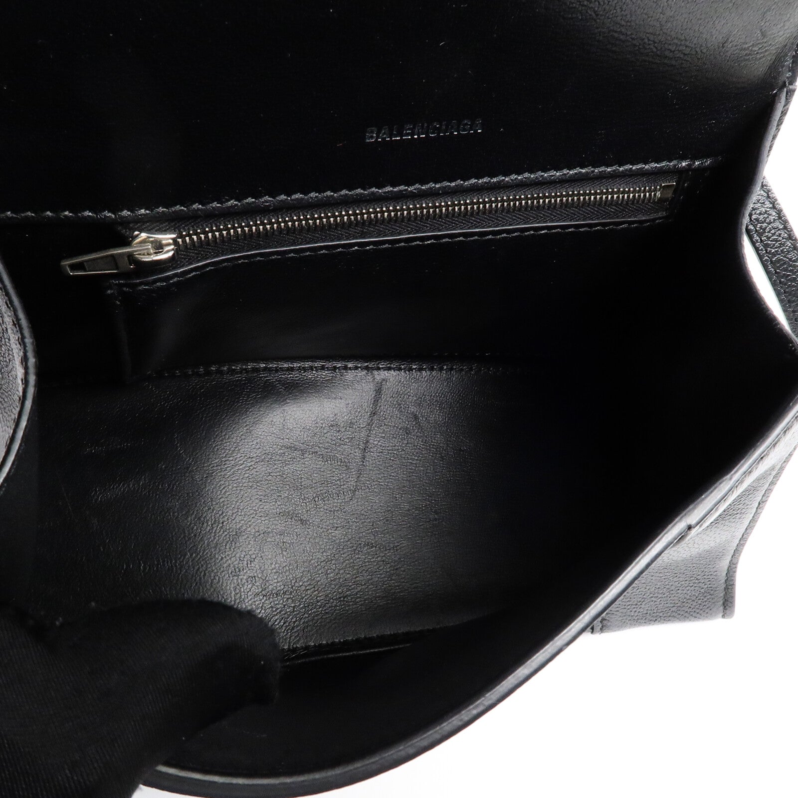 BALENCIAGA 牛皮皮革Hourglass Small Top Handle手挽肩背兩用袋