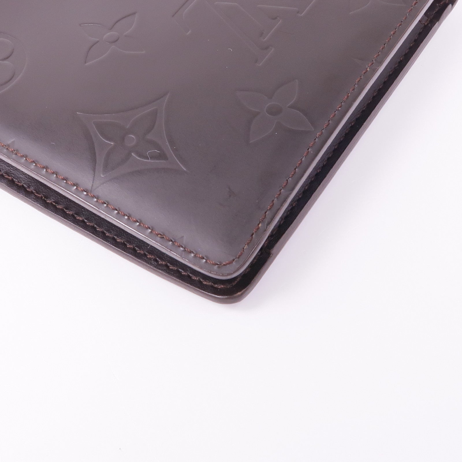 LOUIS VUITTON 【激減優惠】Monogram Glace Portefeuille Double銀扣長錢包