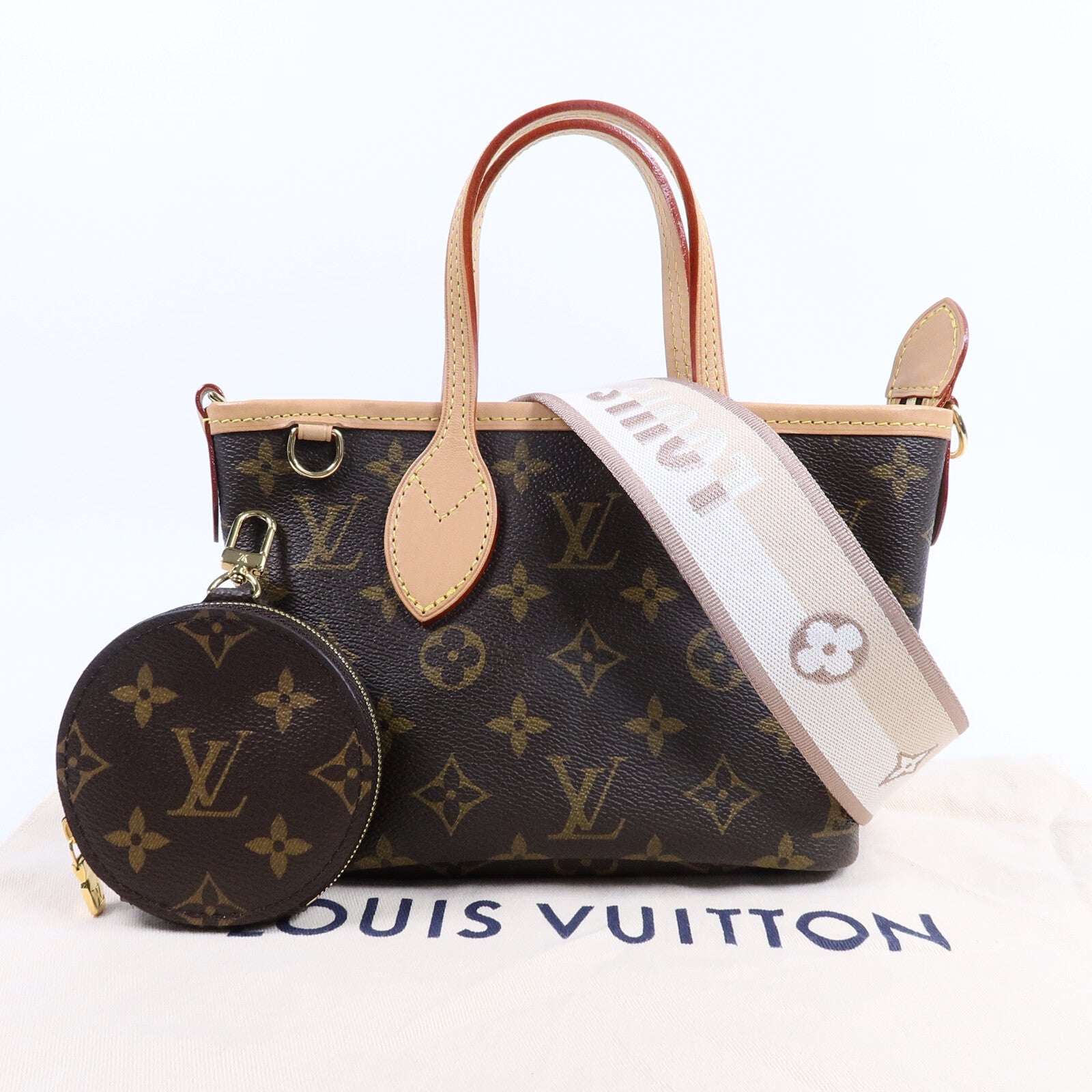 LOUIS VUITTON Monogram Neverfull BB手挽肩背兩用袋