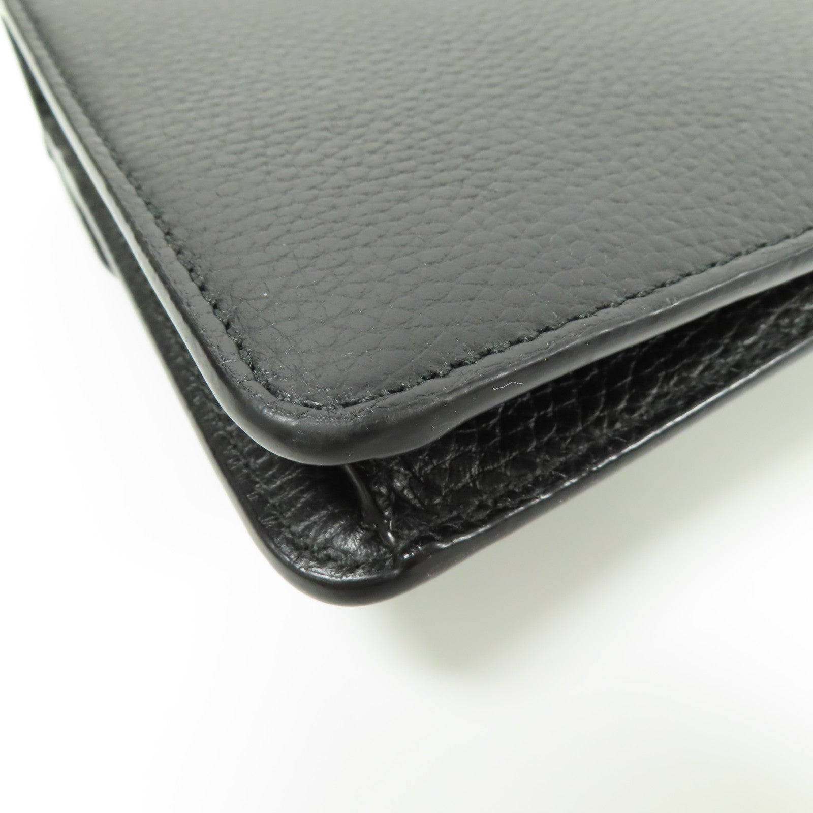 GUCCI GG SHW Dionysus Chain Shoulder Bag Calfskin Leather Black