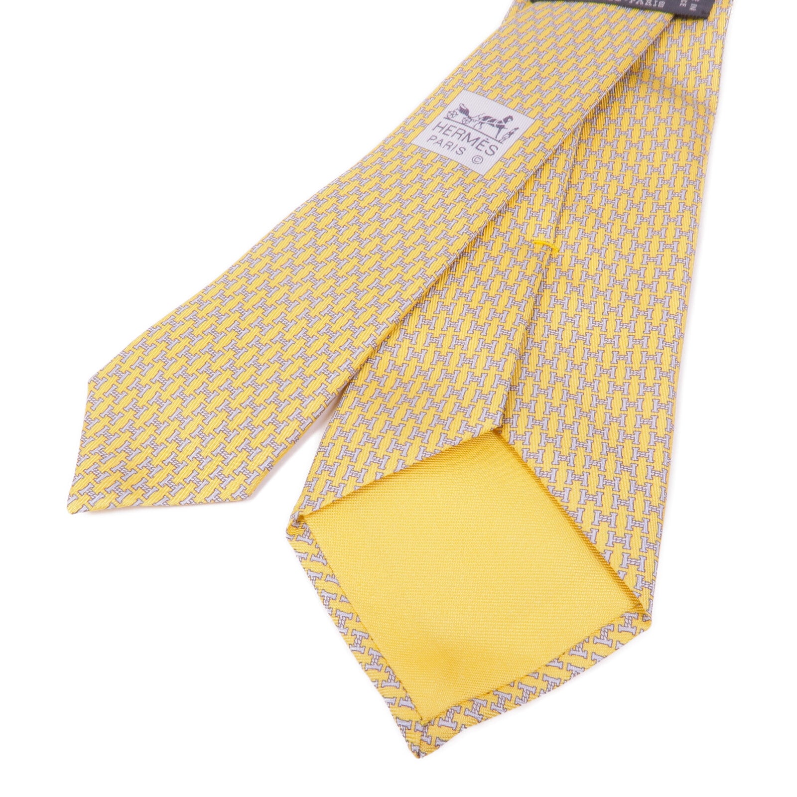 HERMES 絲質Tie領帶