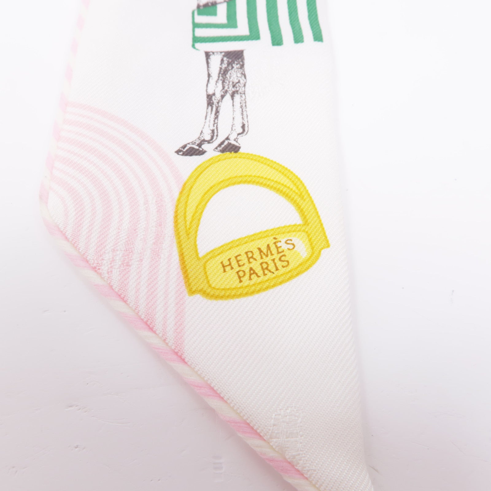 HERMES 絲質Twilly絲巾