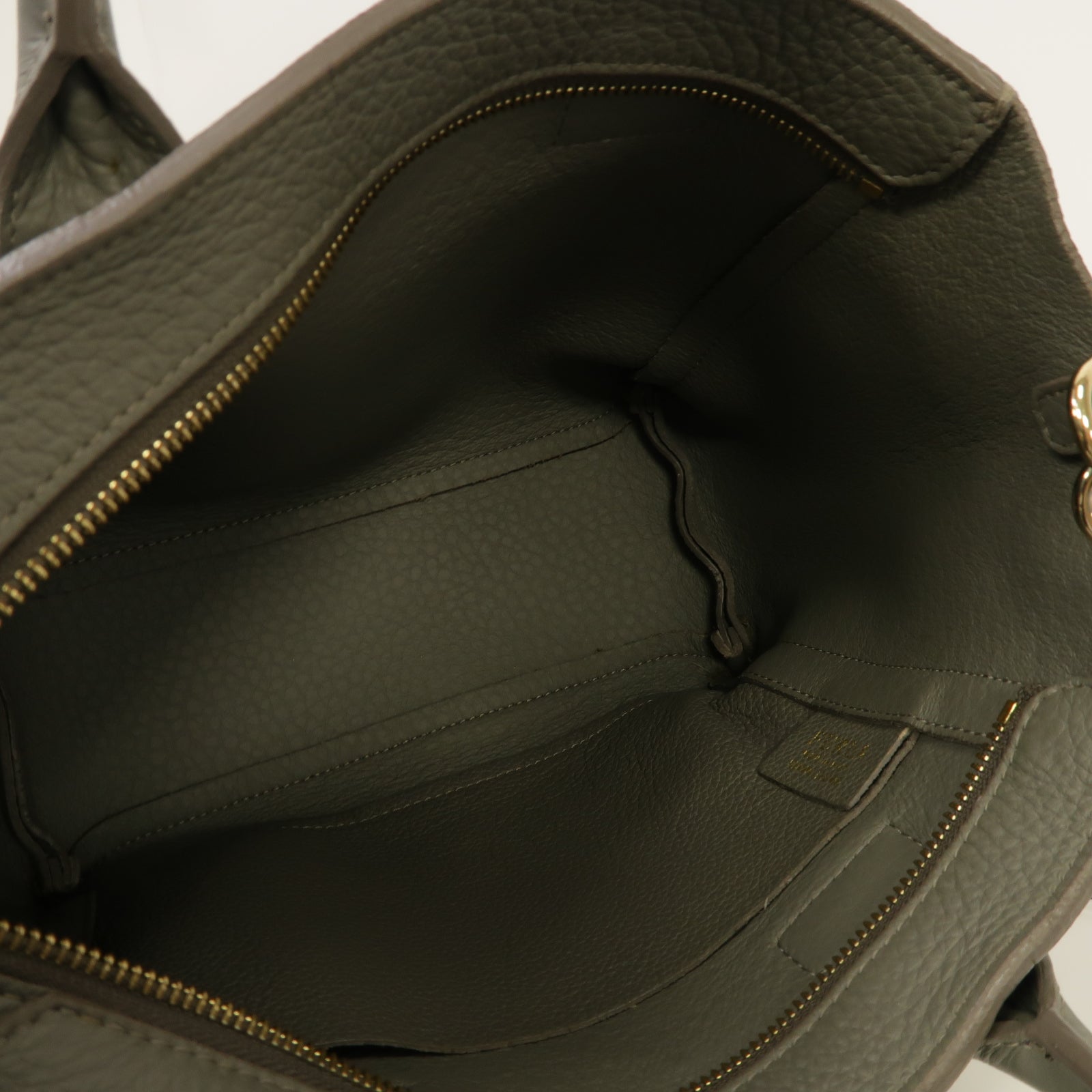 Furla 【激減優惠】牛皮皮革2 Way Shoulder Bag金扣手挽肩背兩用袋灰色