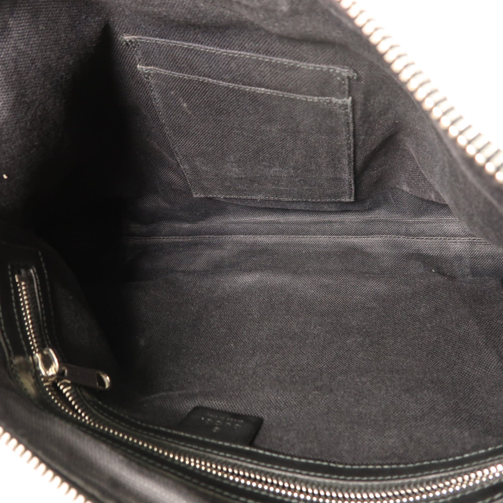 GUCCI 塗層帆布Messenger Bag銀扣肩背袋