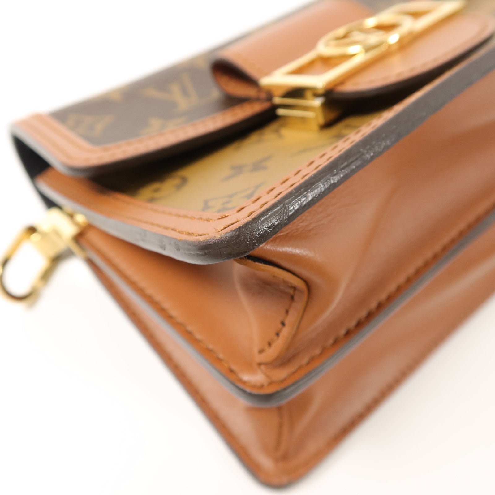 LOUIS VUITTON Monogram Reverse Mini Dauphine肩背袋