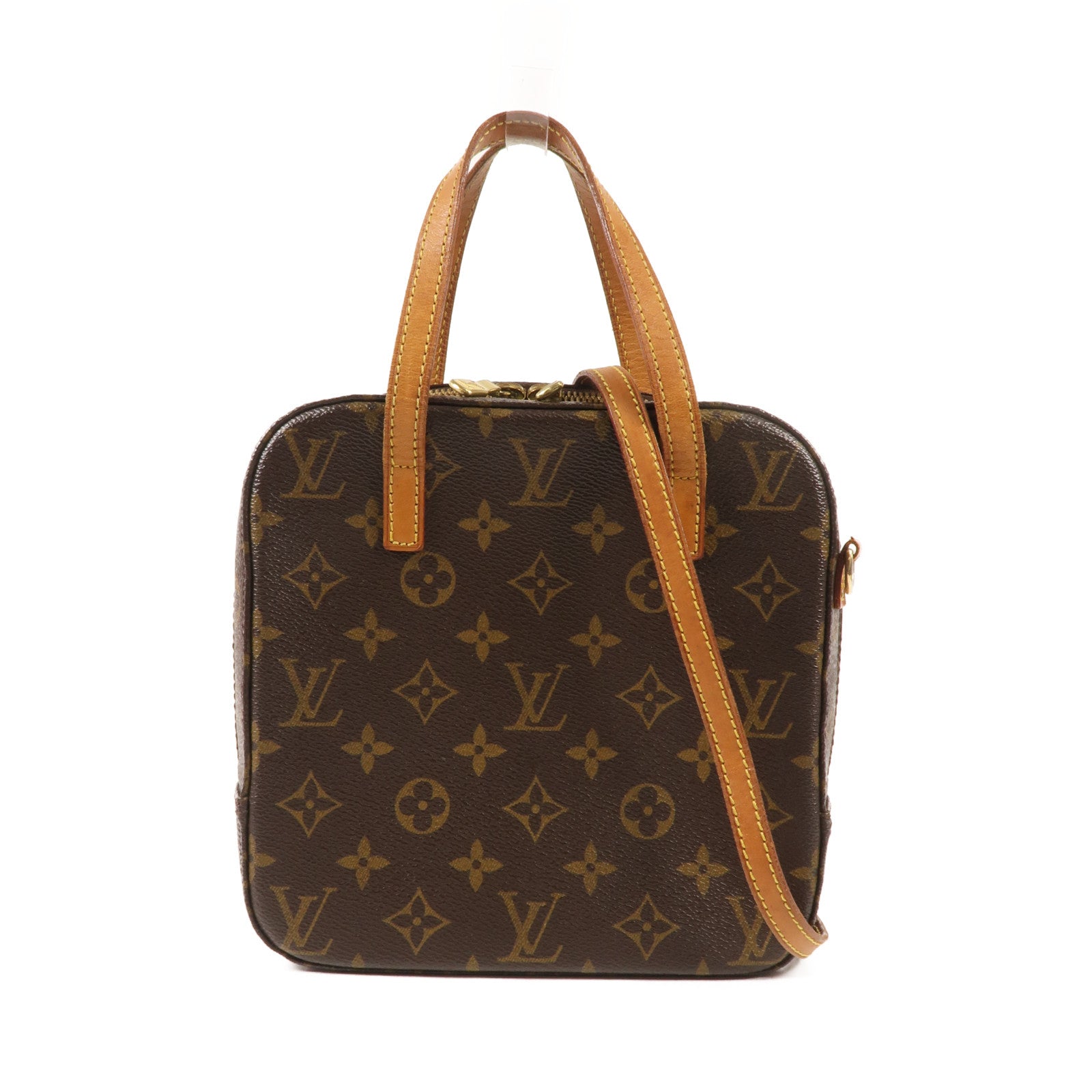 LOUIS VUITTON Monogram Spontini金扣手挽肩背兩用袋