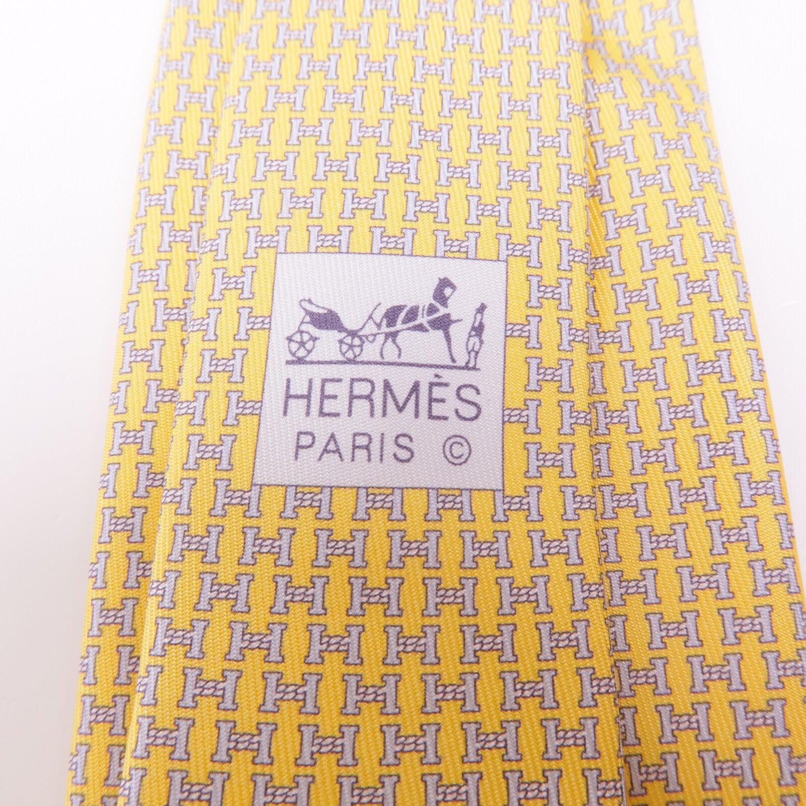 HERMES 絲質Tie領帶