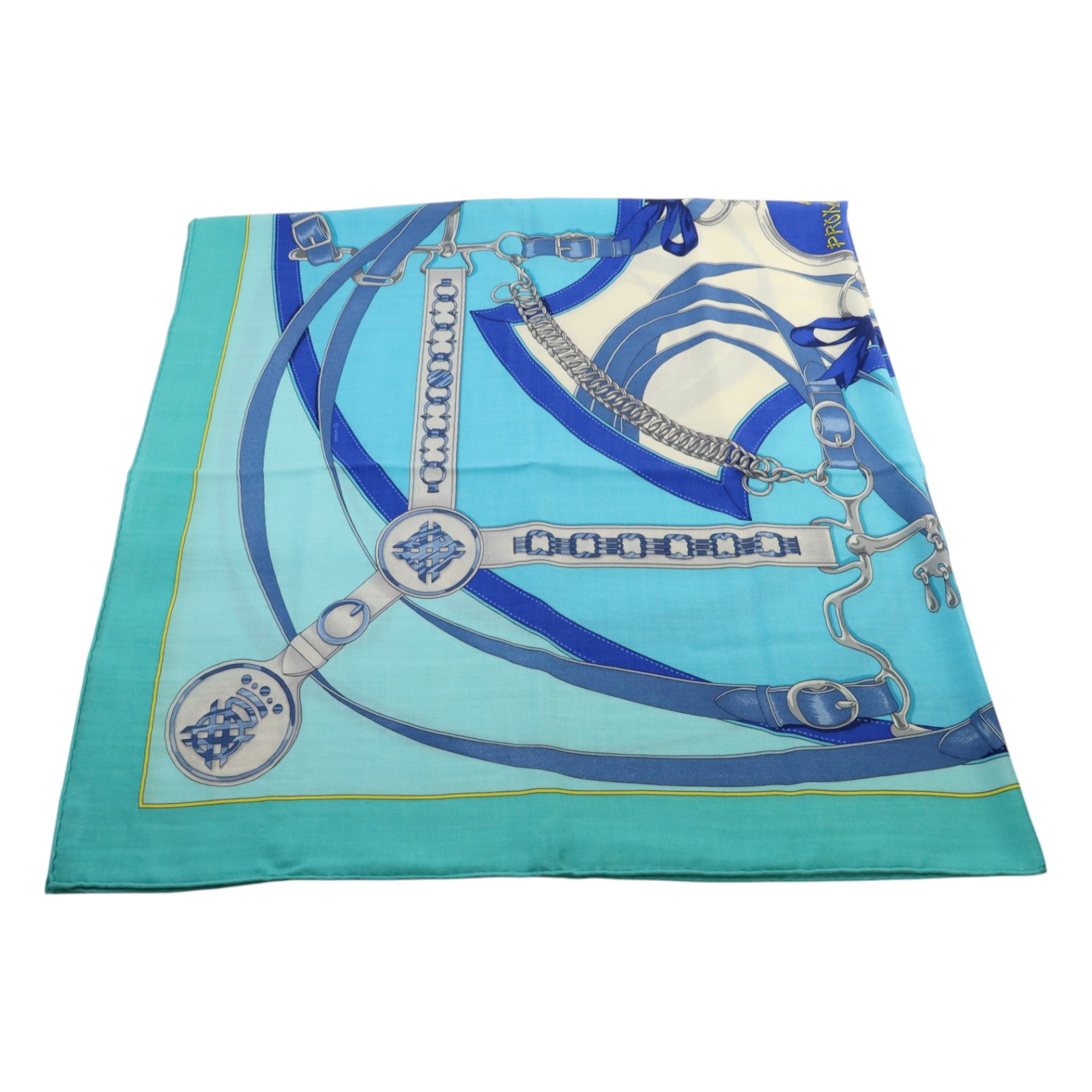 HERMES 羊絨/絲質Scarf 140X140絲巾