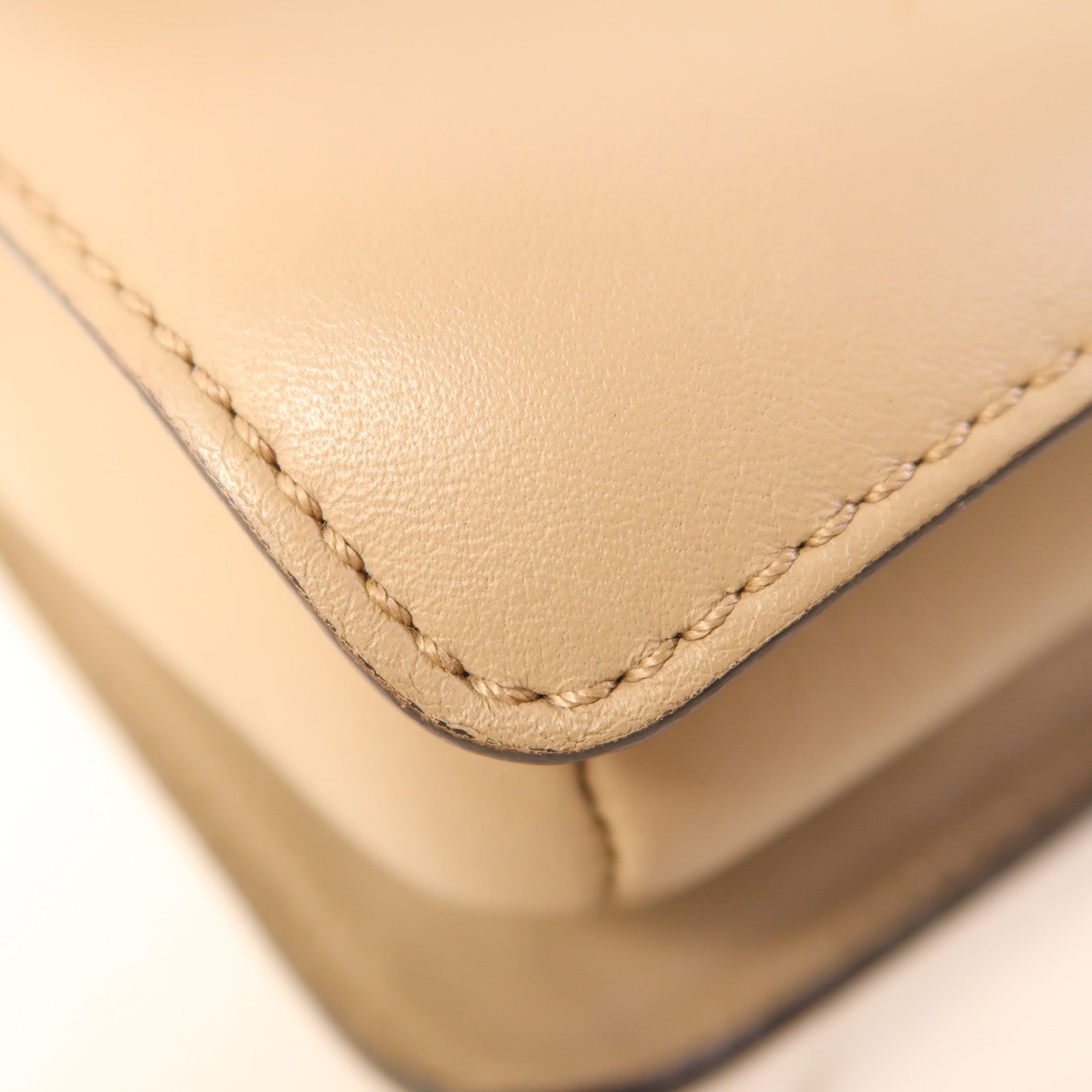 Chloe 牛皮皮革Shoulder Bag金扣肩背袋